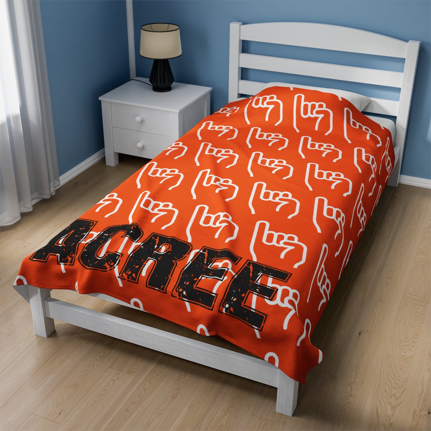 Custom Stingers Up Rockwall Blanket
