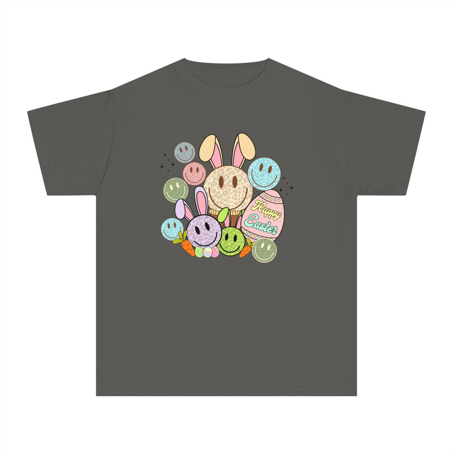 Funky Easter Youth Comfort Colors Tee