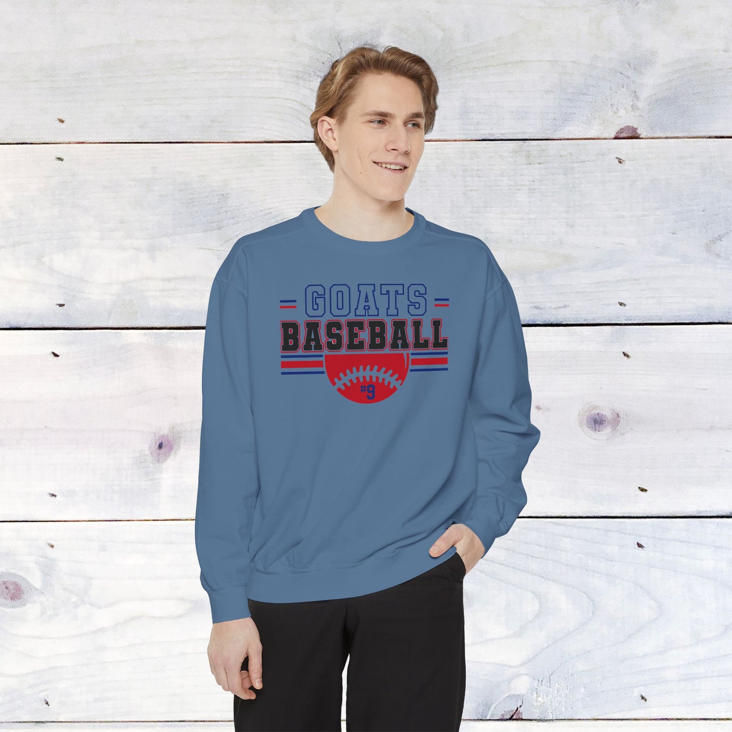 GOATS Baseball Custom Comfort Colors Sweater