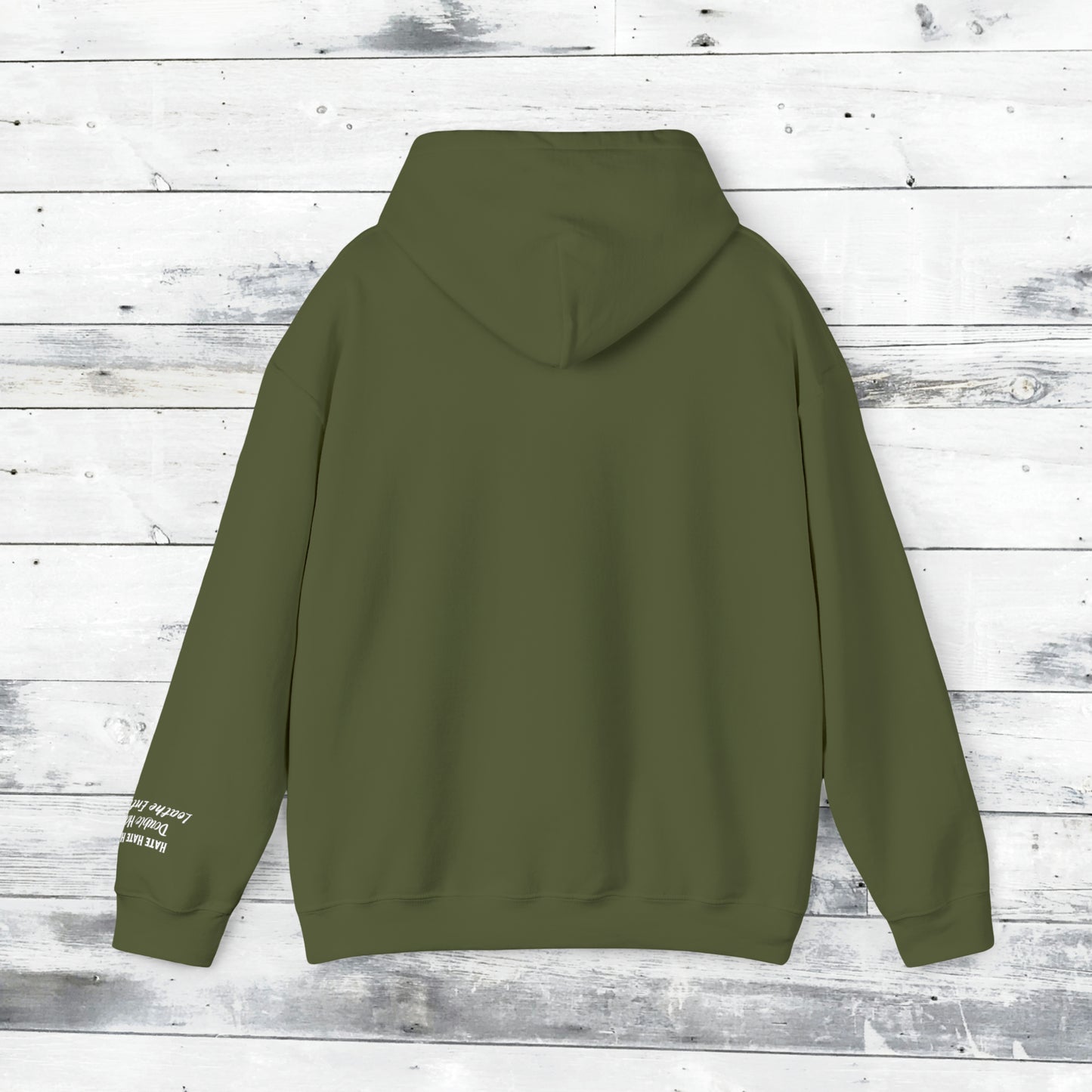 GRINCH HOODIE - LOATHE ENTIRELY QUOTE LEFT CUFF