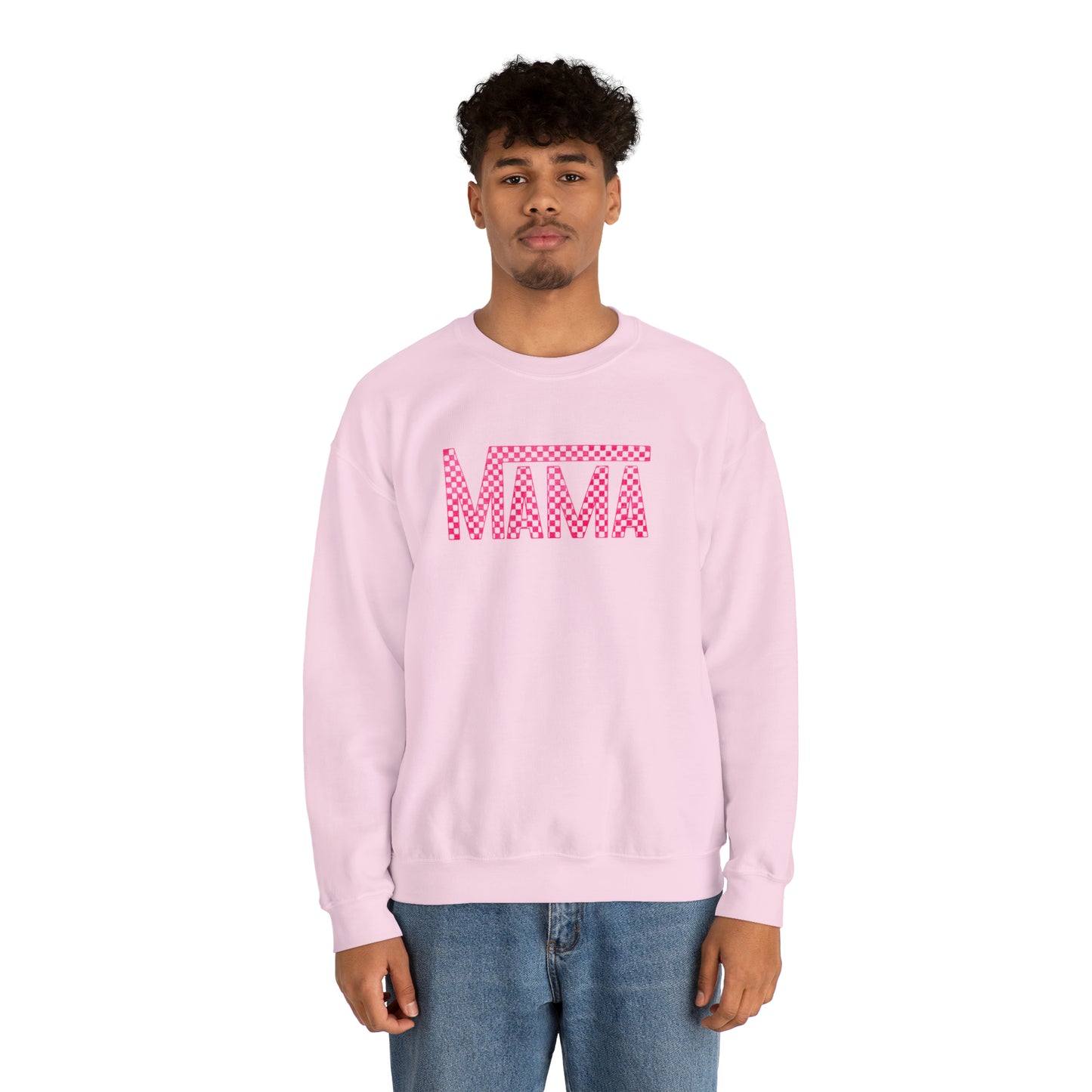 Pink Mama Checkered Sweater