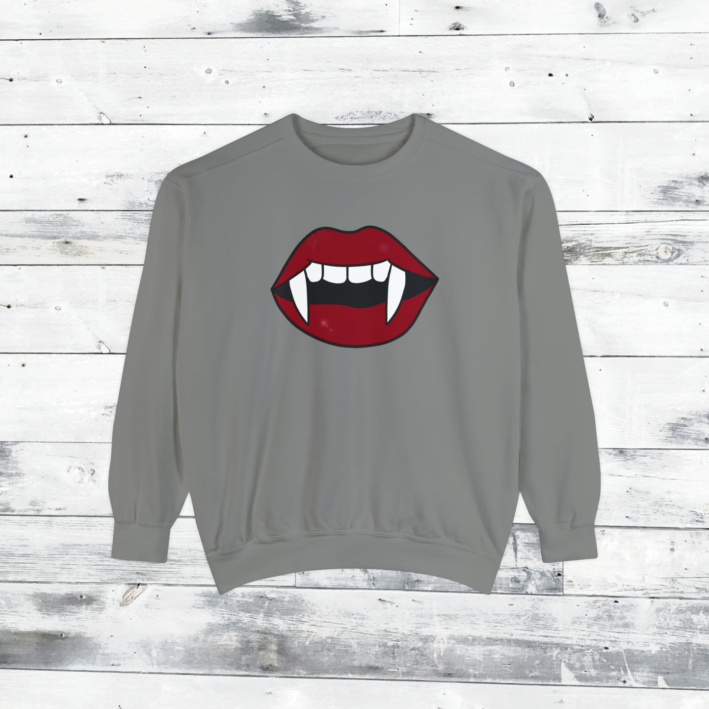 Vampire Fang Comfort Colors Sweater