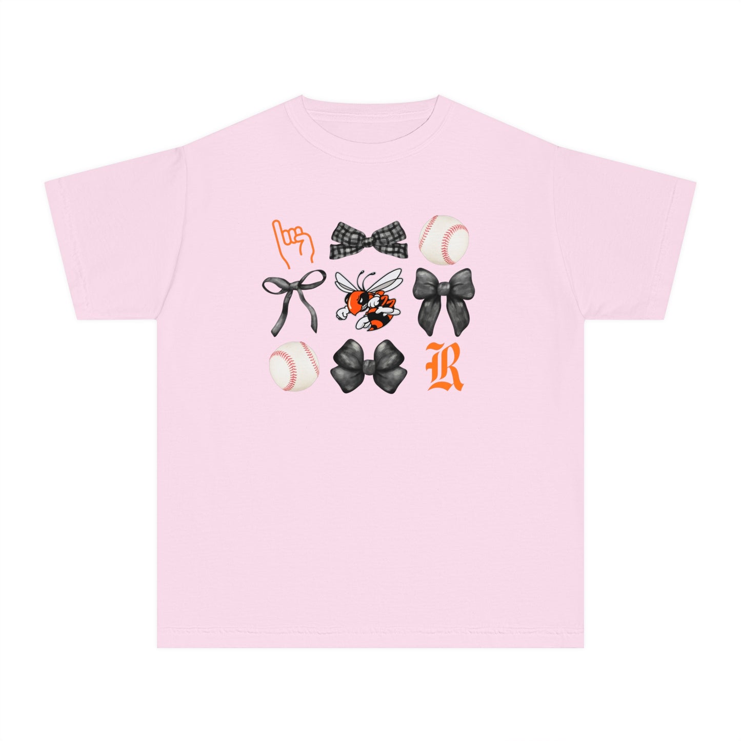 Youth Jackets Baseball Grid Comfort Colors T Shirt