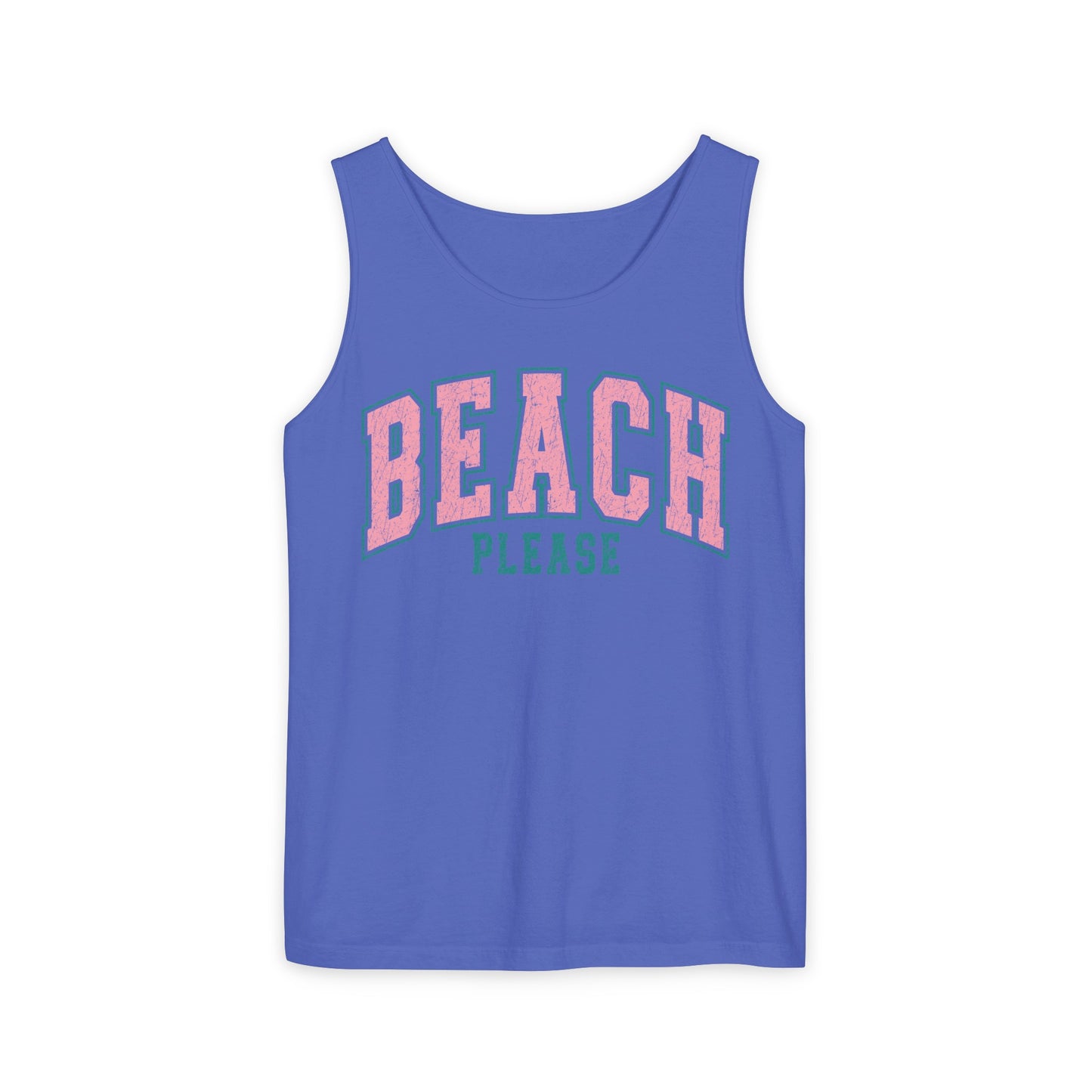 Beach Please Tank - Comfort Colors