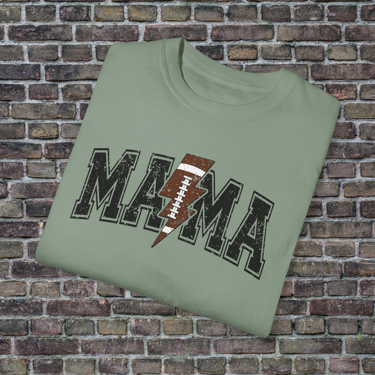 Football Mama Bolt Comfort Colors T