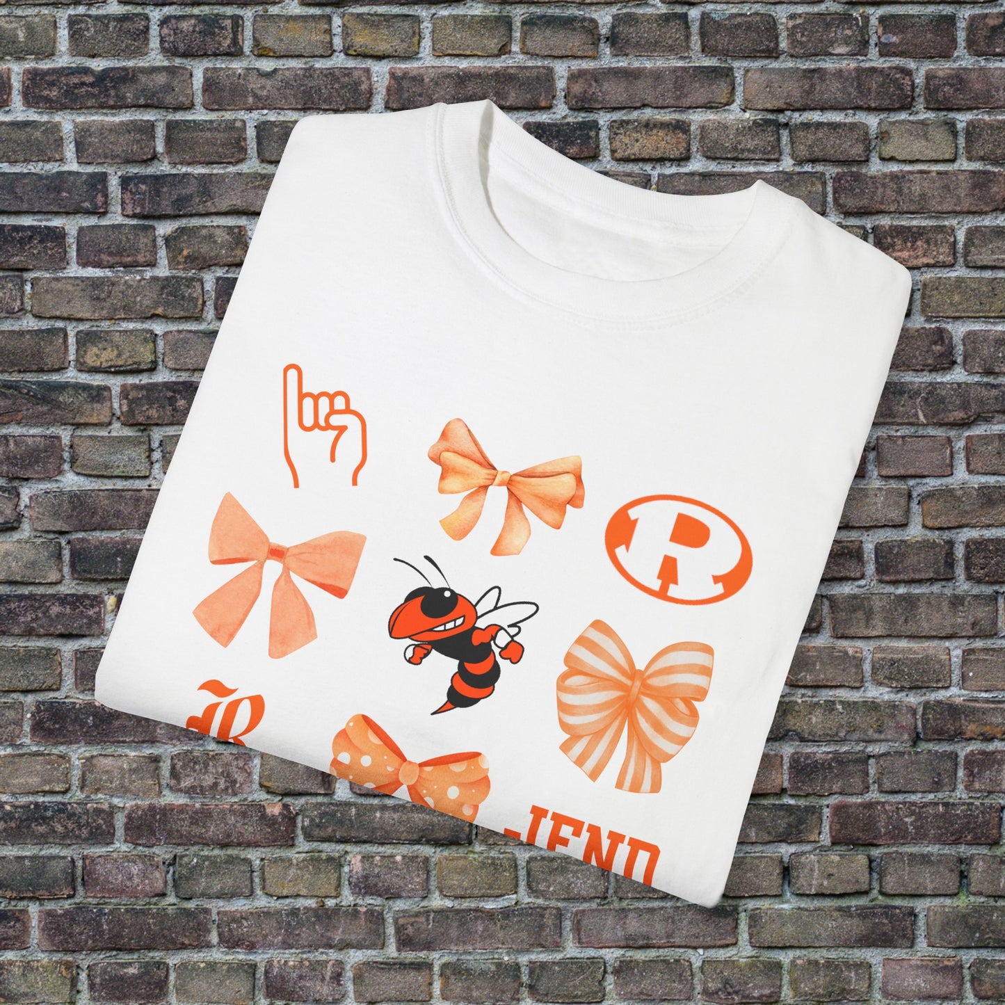 Rockwal Yellowjacket Bow Comfort Colors T