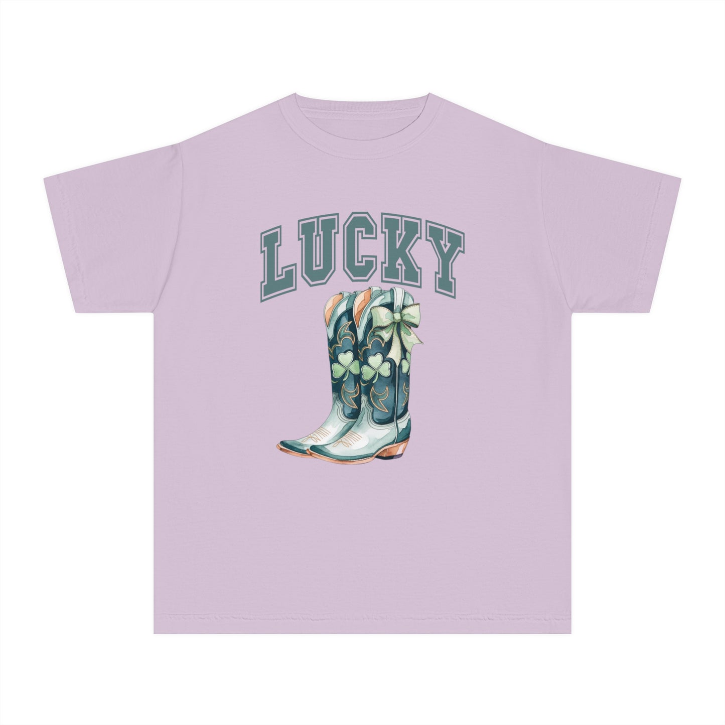 Lucky Girl Youth Comfort Colors Tee