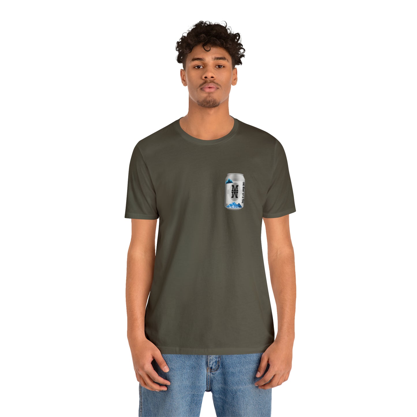 Wallen Tour Shirt - Beer Can Front, Country A$$ Sh*t Back  Unisex T-shirt, White Text