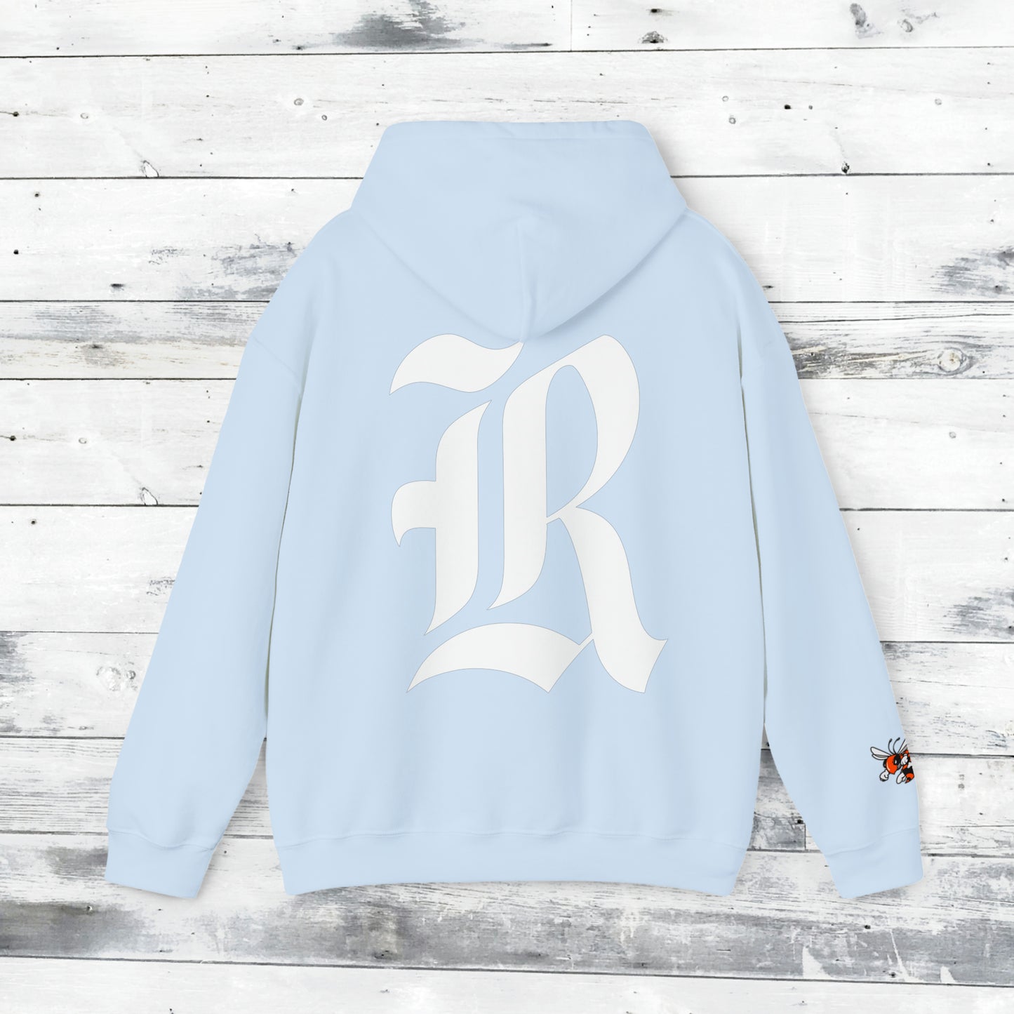 Jackets Stinger Hoodie Front - Yellow Jacket Sleeve/Cuff - Old School R back