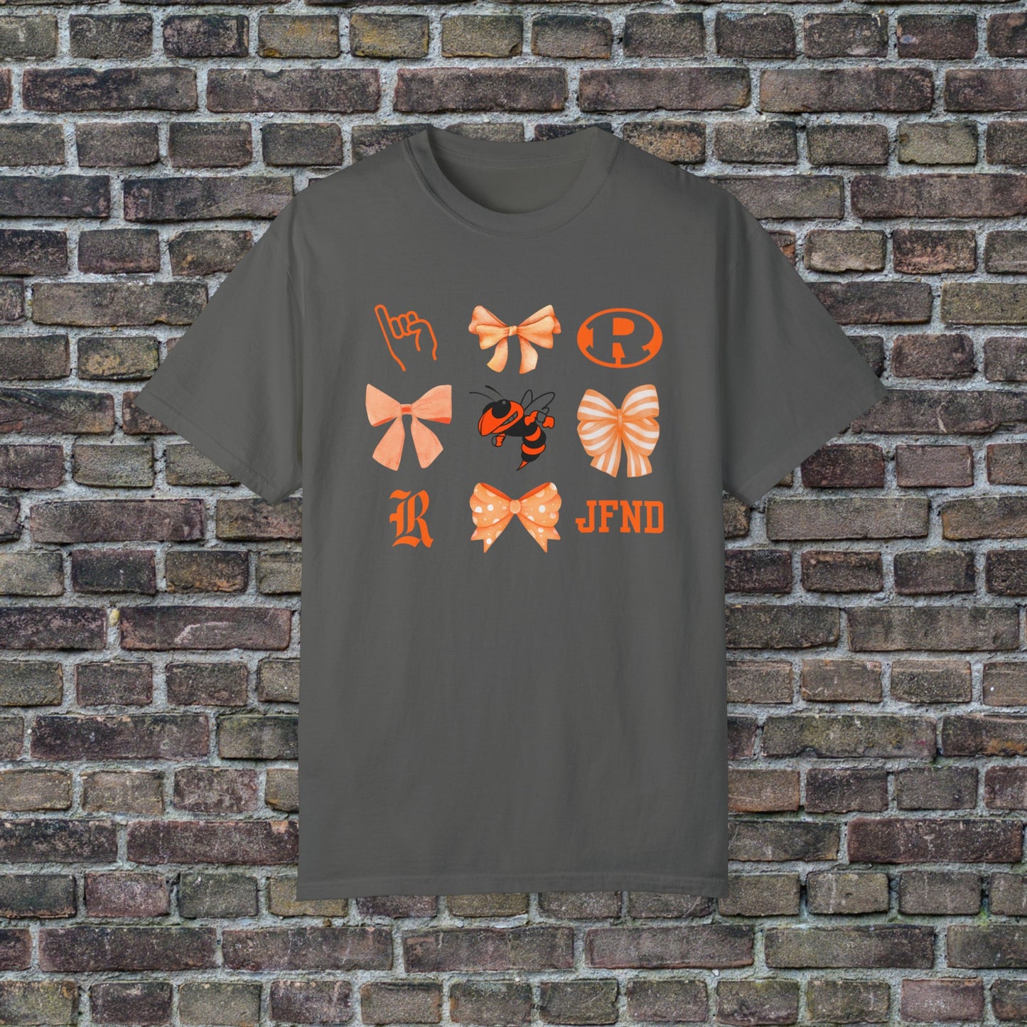 Rockwal Yellowjacket Bow Comfort Colors T