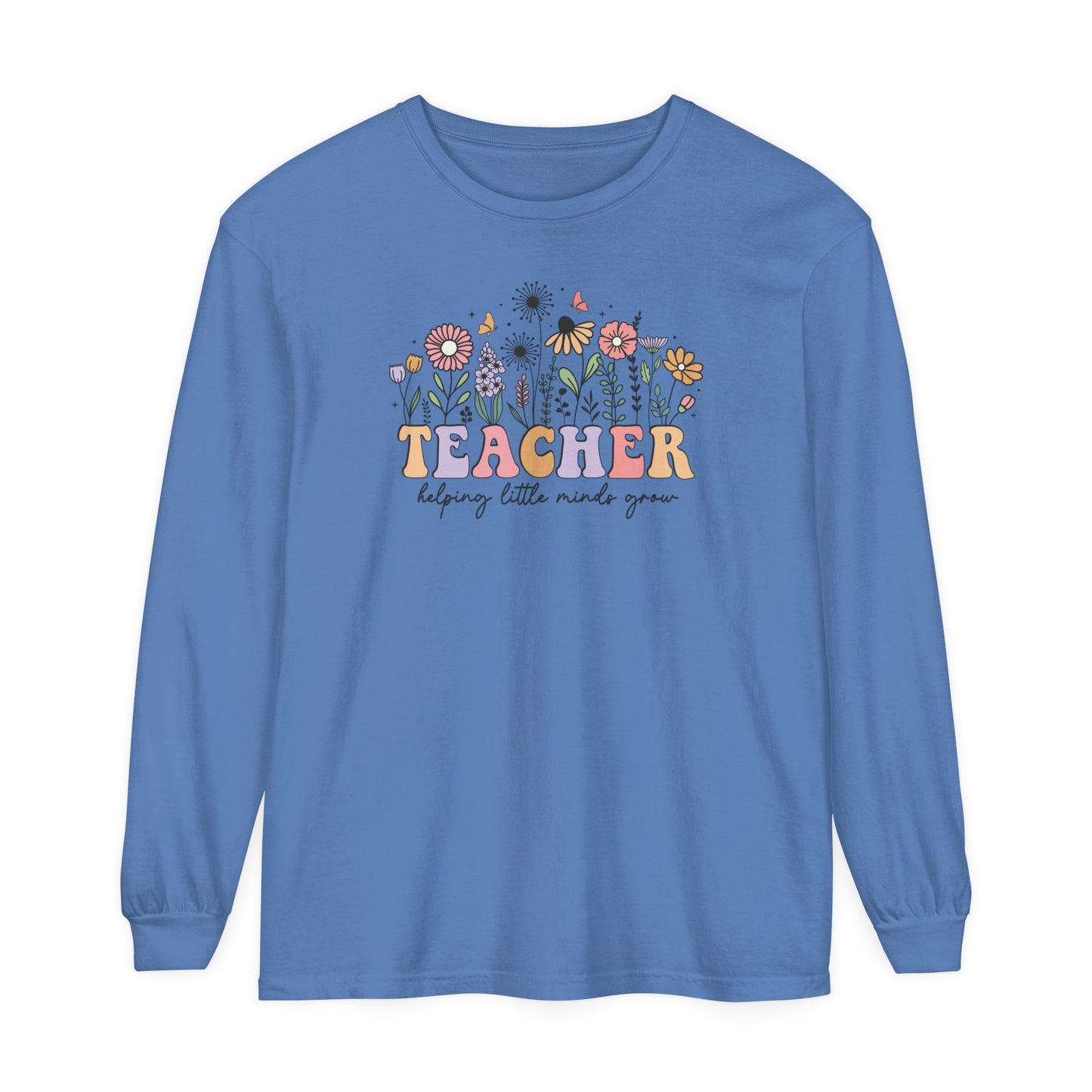 Teacher Long Sleeve Comfort Colors T-Shirt