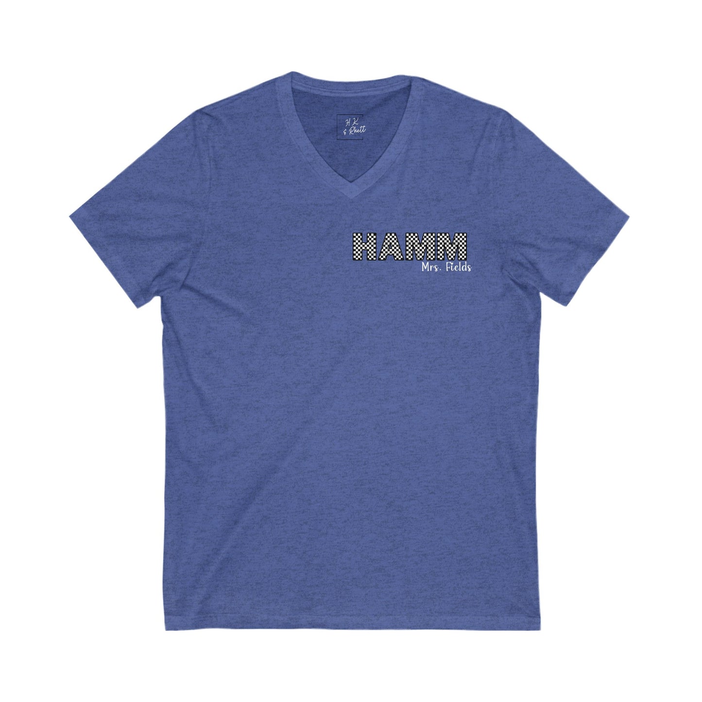 Personalized Pre-K Hamm Teacher V-Neck Tee