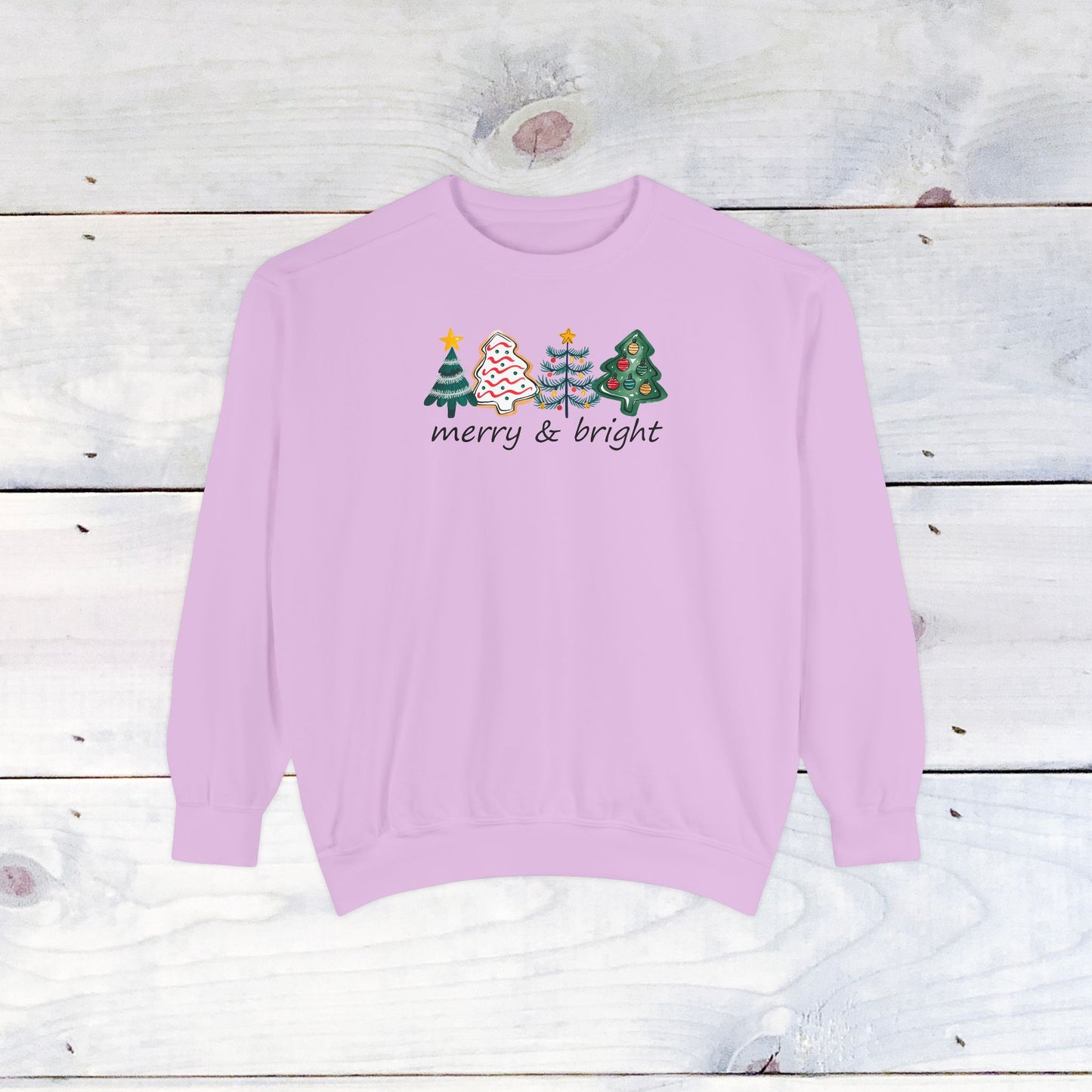 Merry & Bright Comfort Colors Sweater