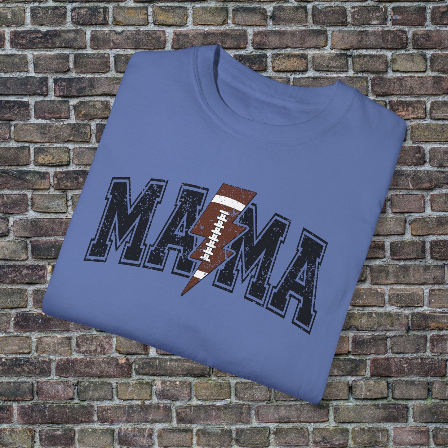 Football Mama Bolt Comfort Colors T