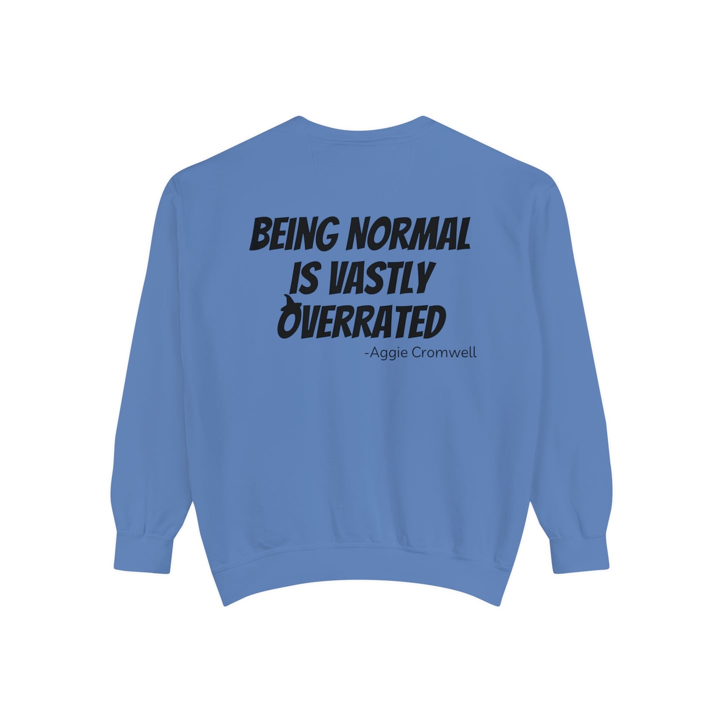 Skull Front, Vastly Overrated Back - Comfort Colors Pullover - Multi Color Options