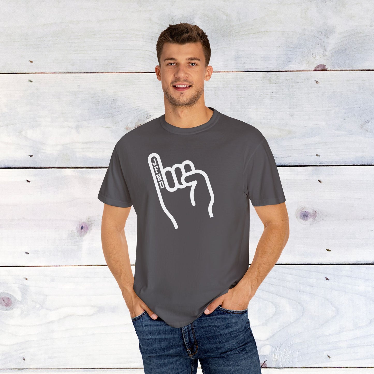 JFND Stinger Comfort Colors T - White Text
