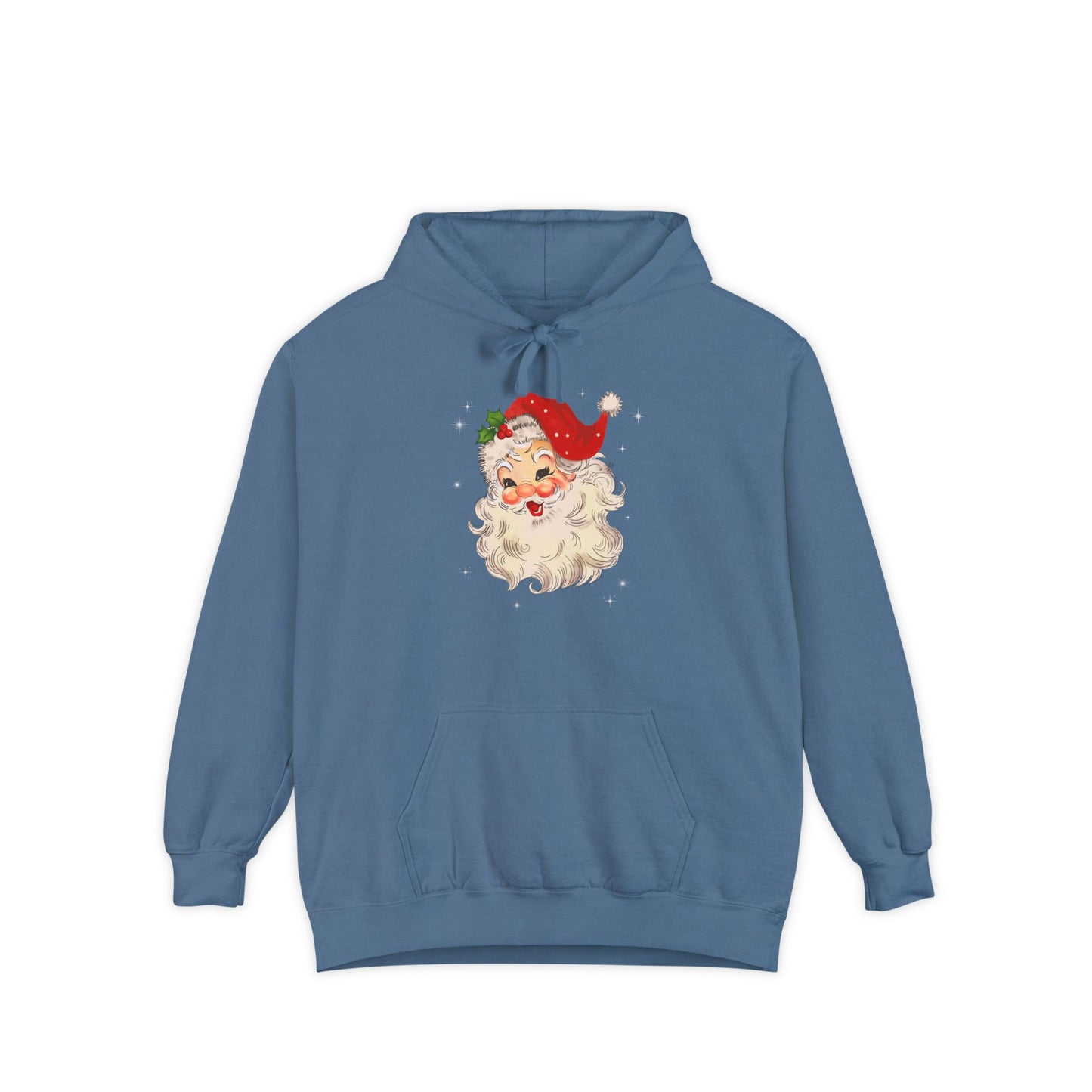 Sparkle Santa Comfort Colors Hoodie