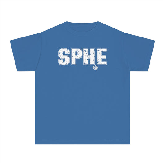 SPHE Youth Comfort Colors T . White Text