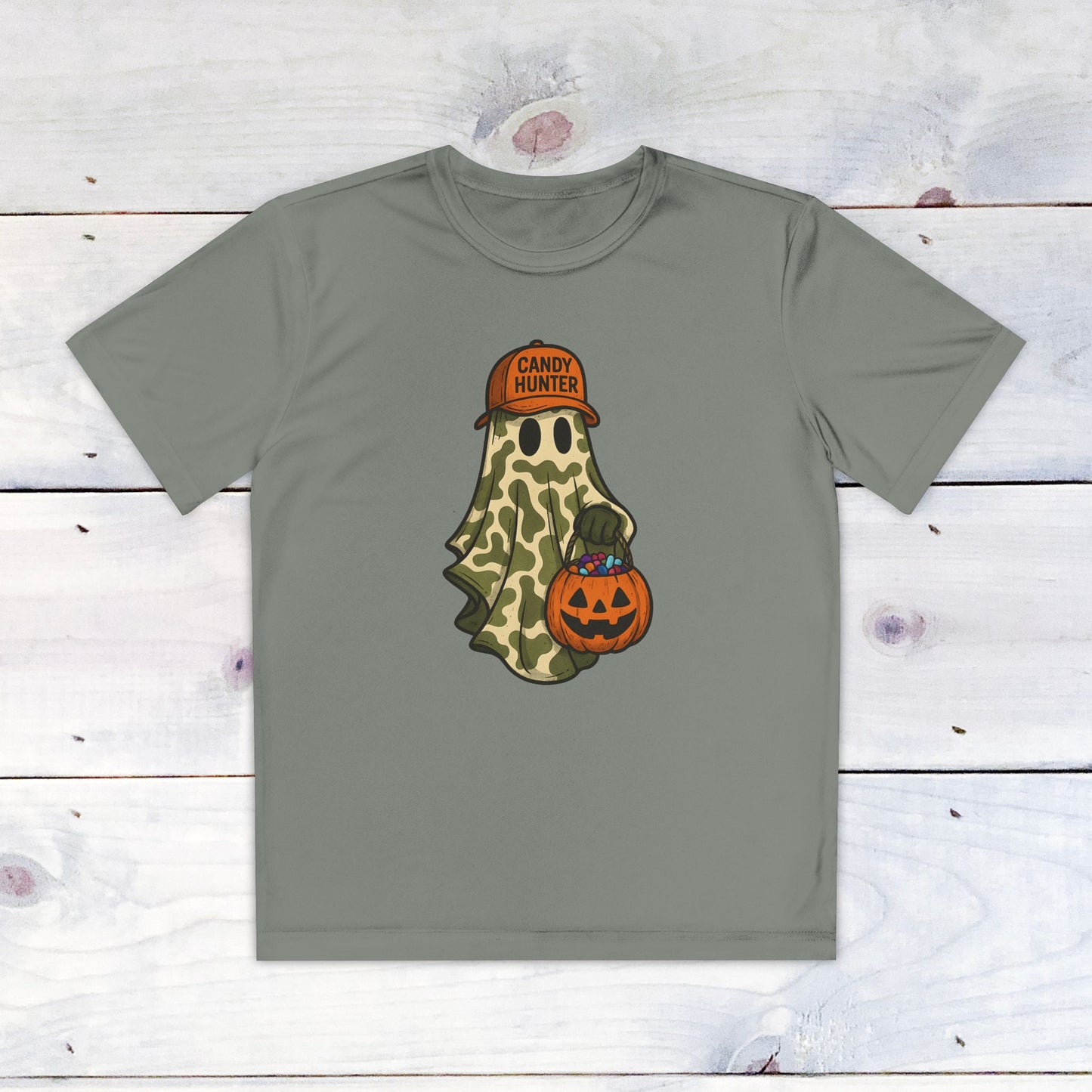 Candy Hunter Youth Sport-Tek Shirt