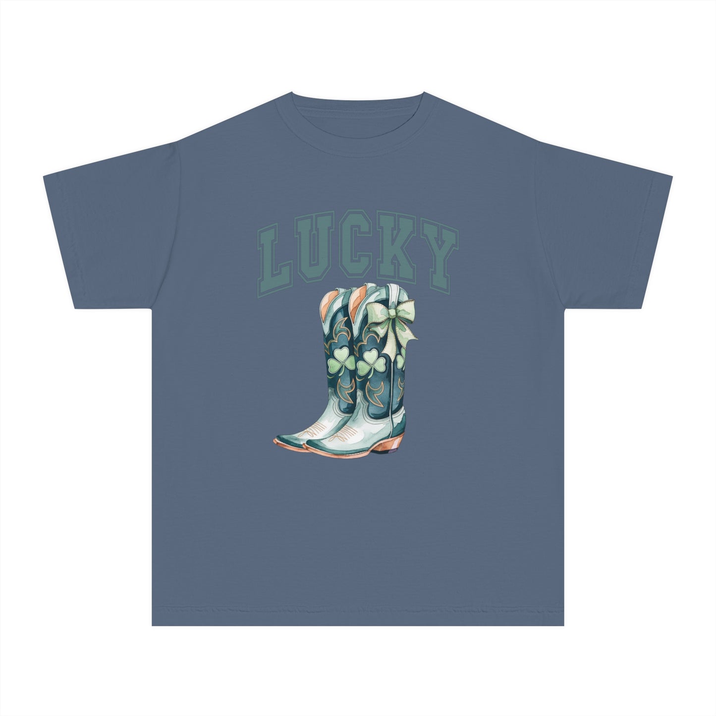Lucky Girl Youth Comfort Colors Tee