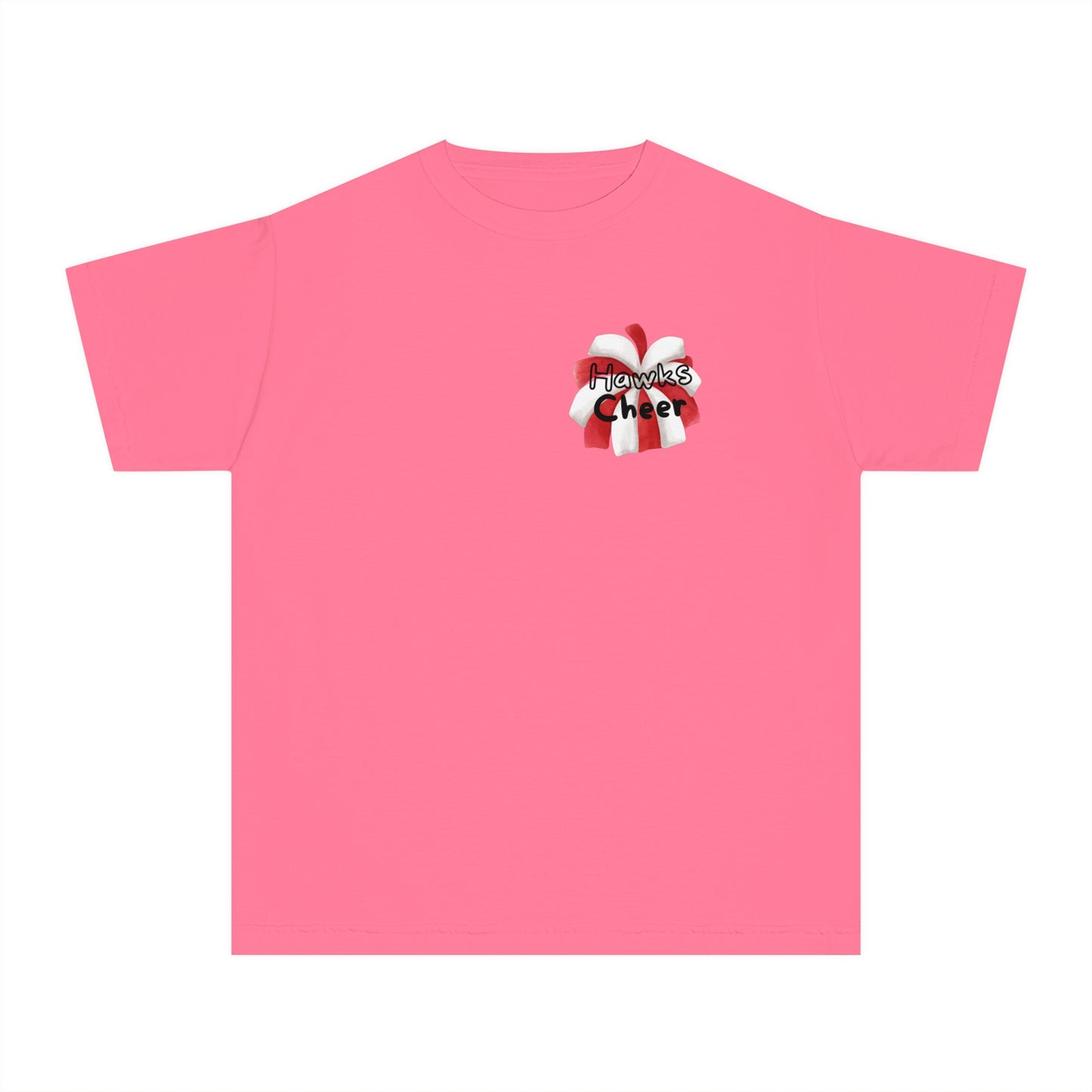 Youth Fun Hawks Cheer Tee