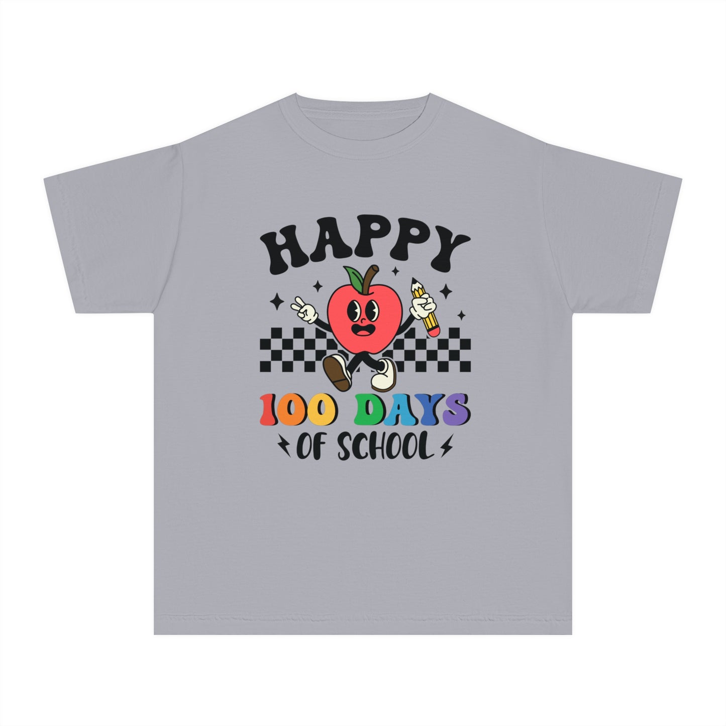 Youth Happy 100 Days Comfort Colors Tee