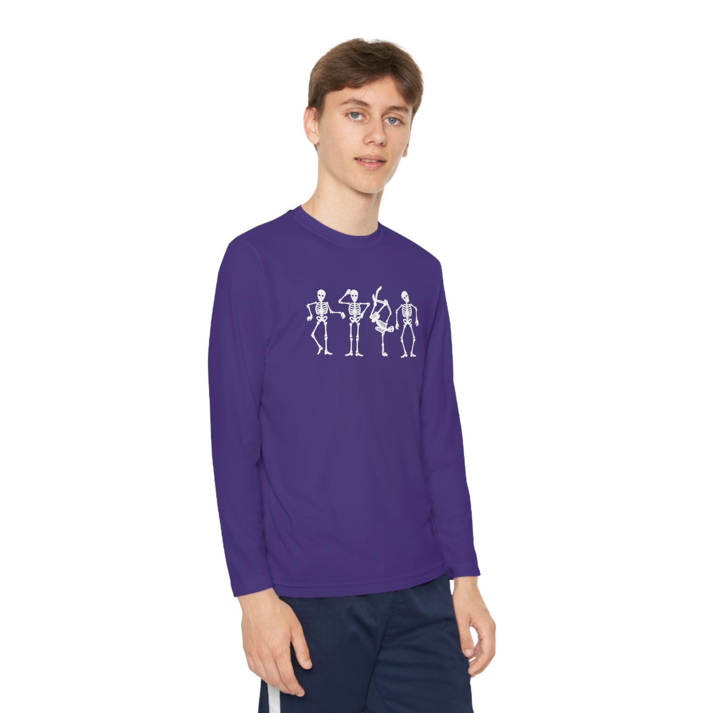 Youth Dancing Skelly Long Sleeve T-Shirt