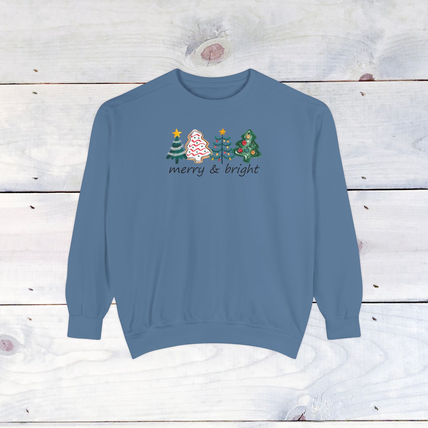 Merry & Bright Comfort Colors Sweater