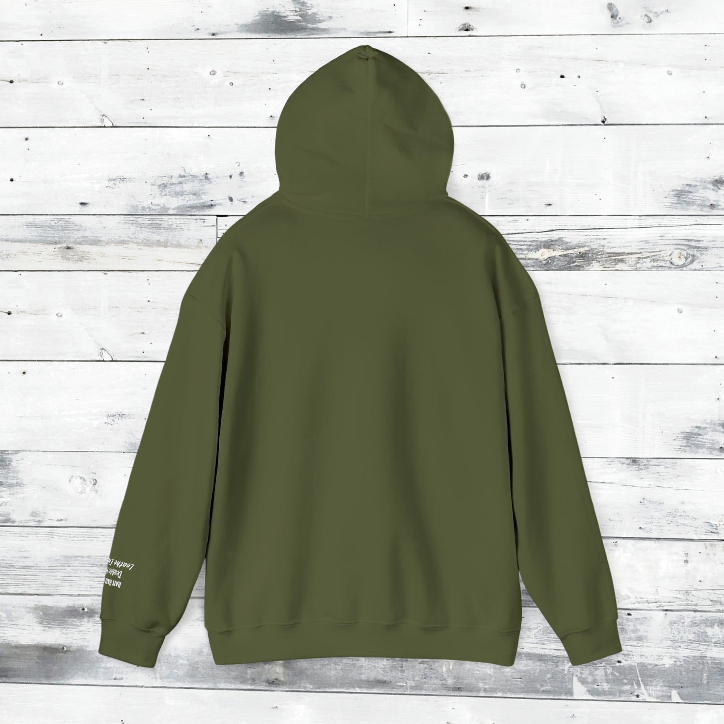 GRINCH HOODIE - LOATHE ENTIRELY QUOTE LEFT CUFF