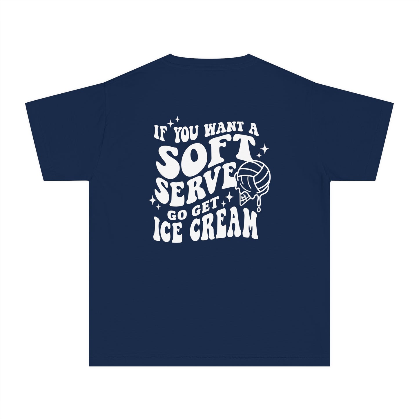 Fun Youth Volleyball Comfort Colors Tee