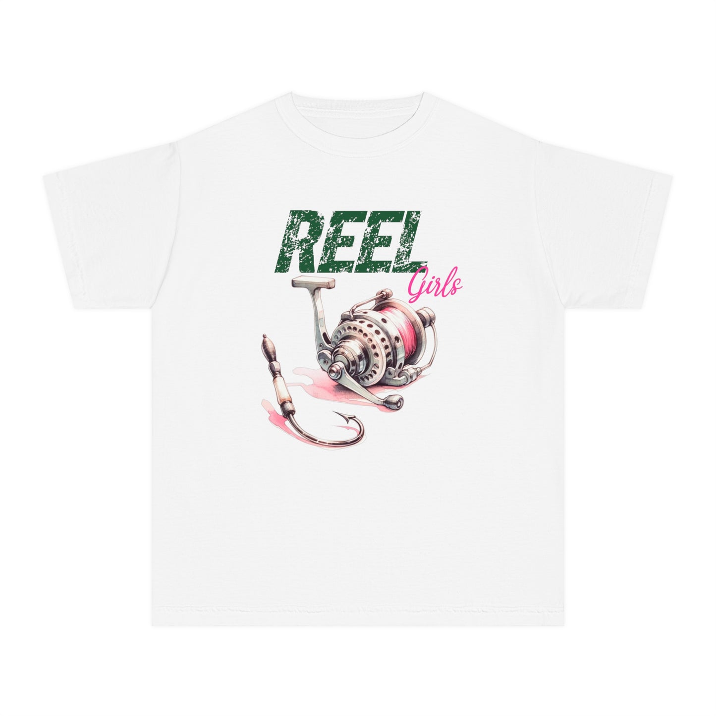 REEL Girls Youth Comfort Colors Tee