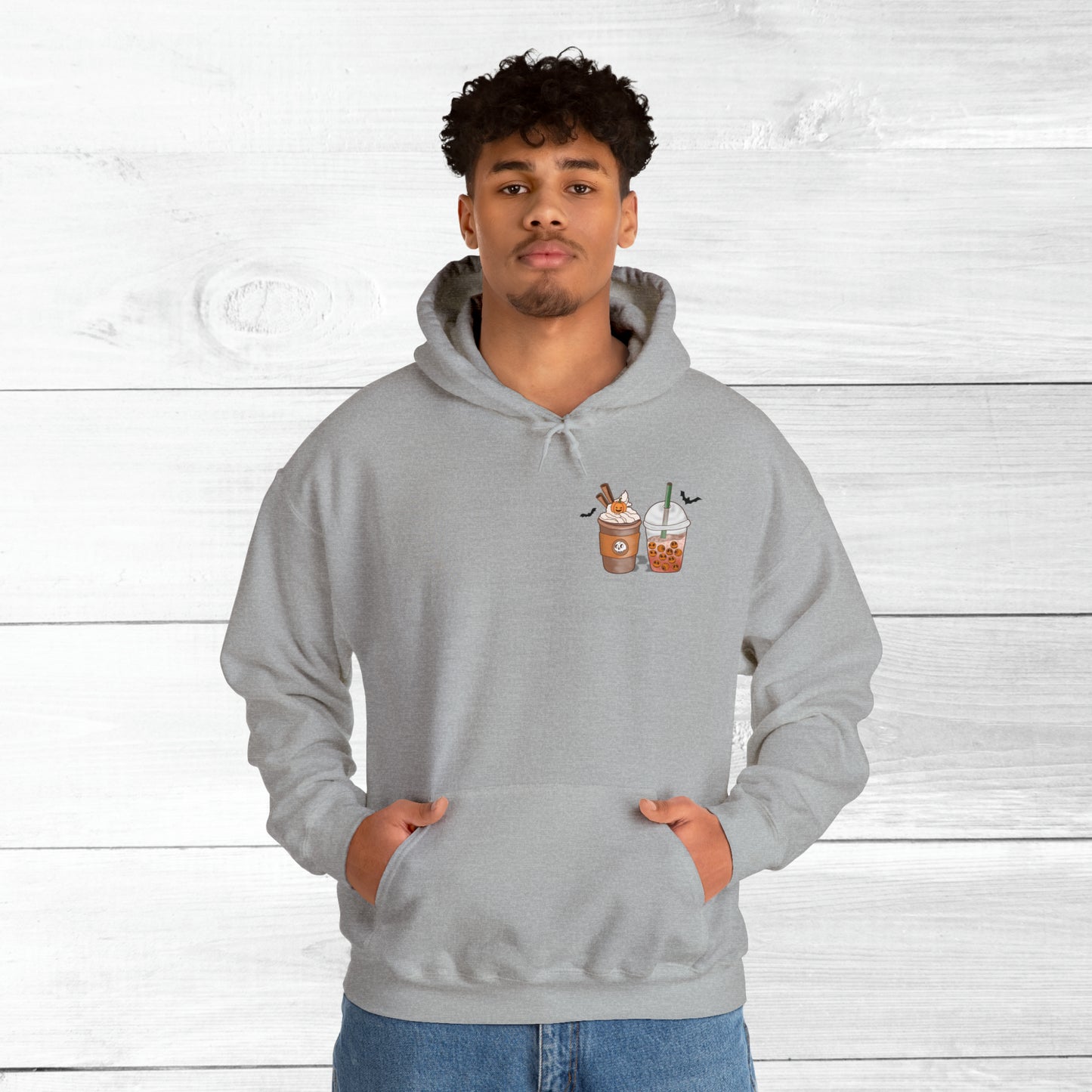 Halloween Coffee Hoodie - Hocus Pocus I need Coffee to Focus Back