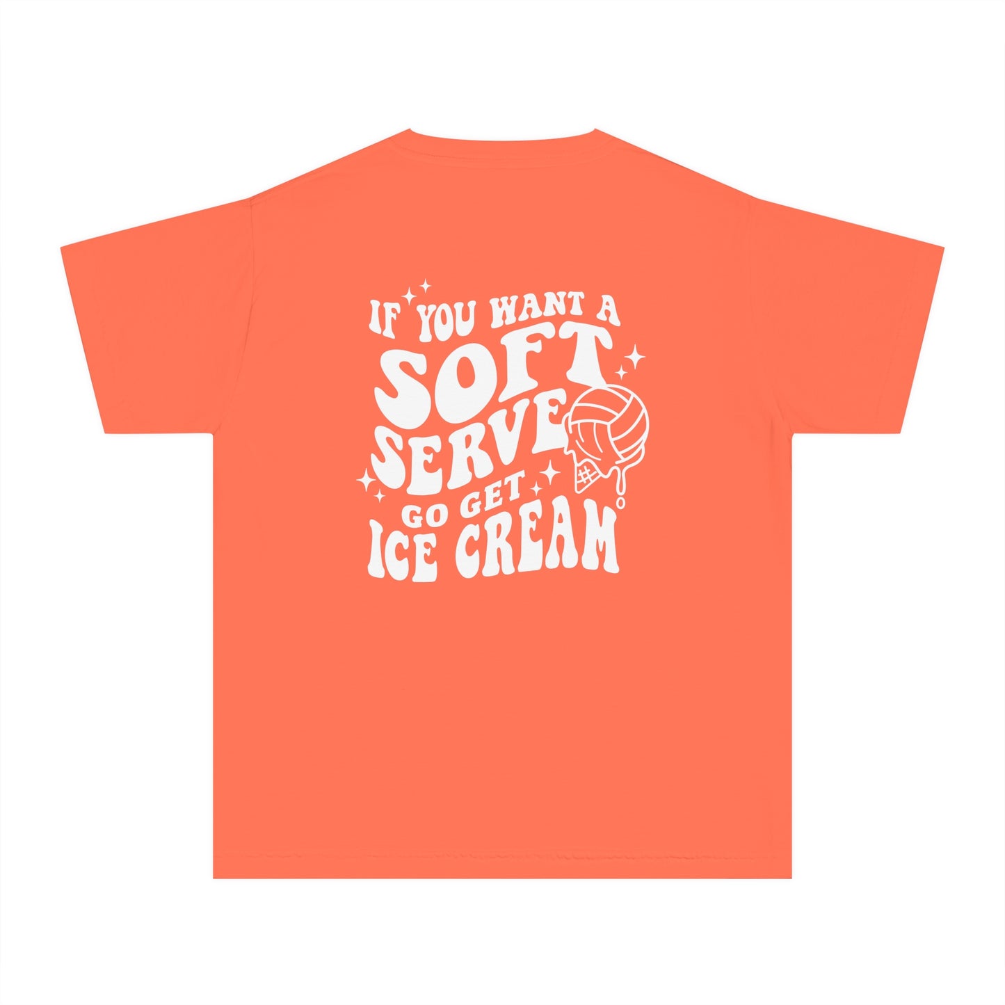 Fun Youth Volleyball Comfort Colors Tee