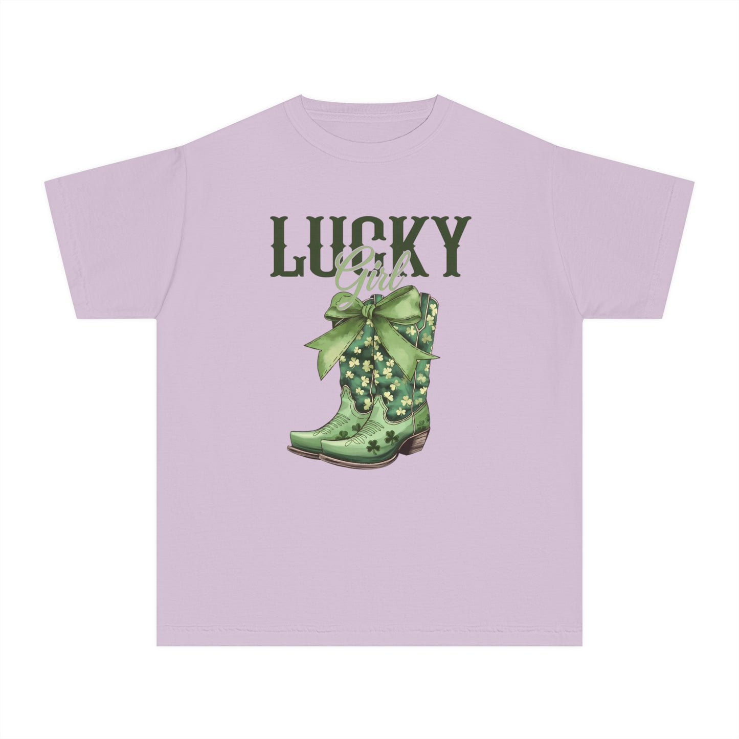Lucky Girl Youth Comfort Colors Tee