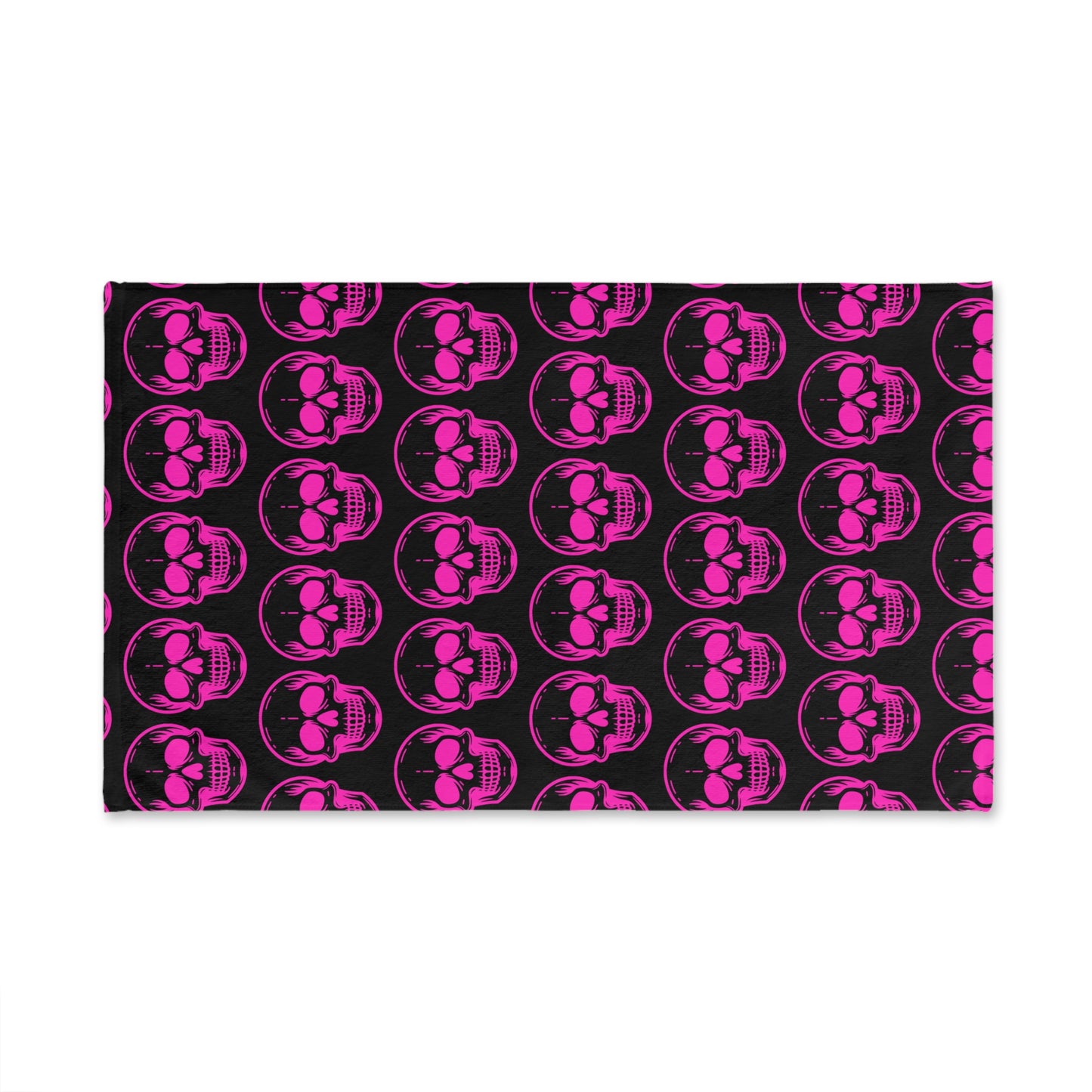 Pink Skull Hand Towel