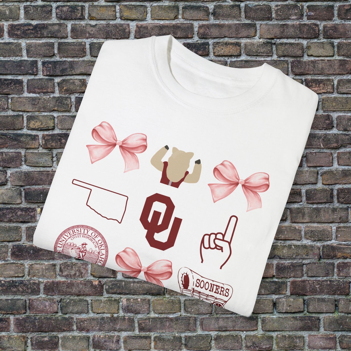 Oklahoma Sooners Bow Comfort Colors