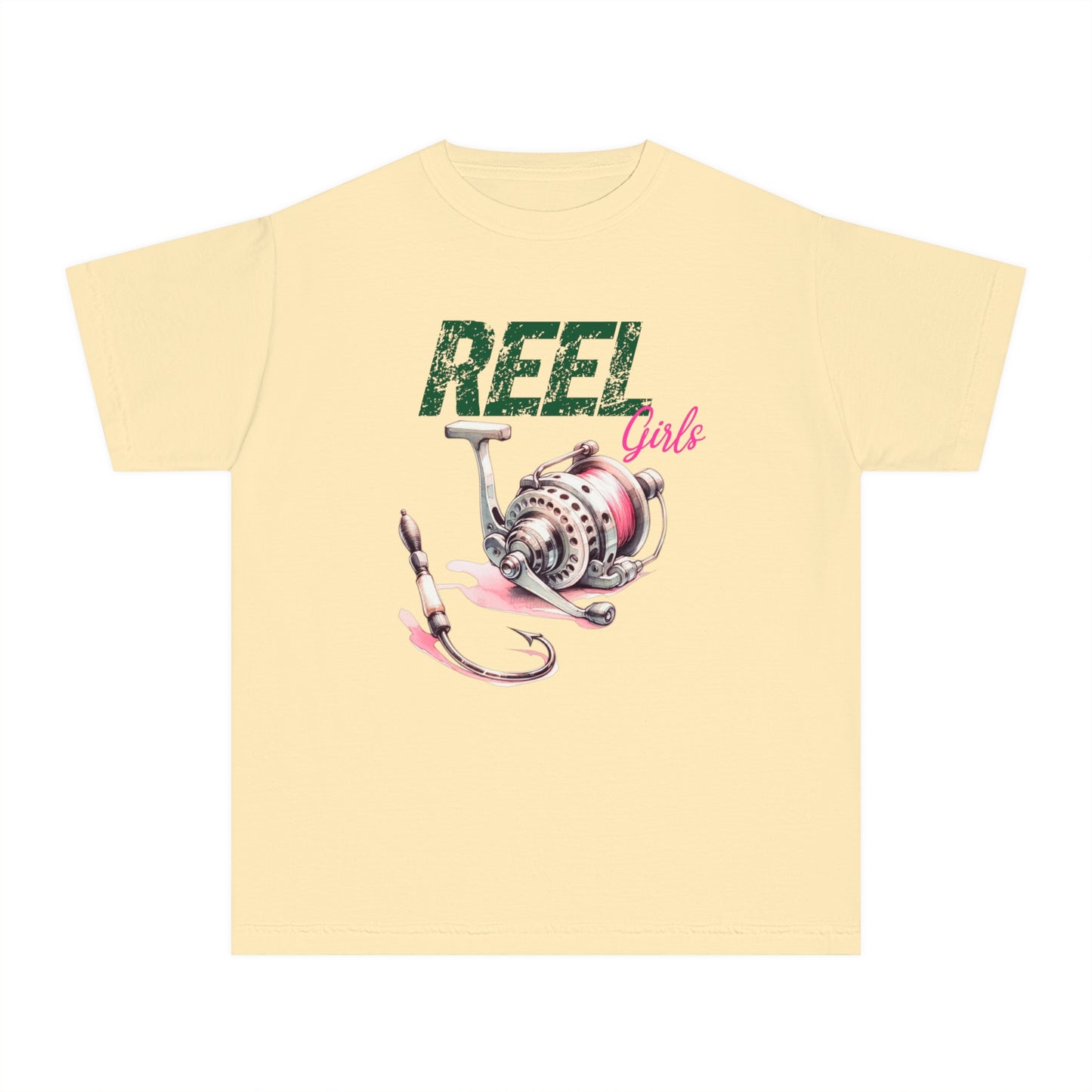 REEL Girls Youth Comfort Colors Tee