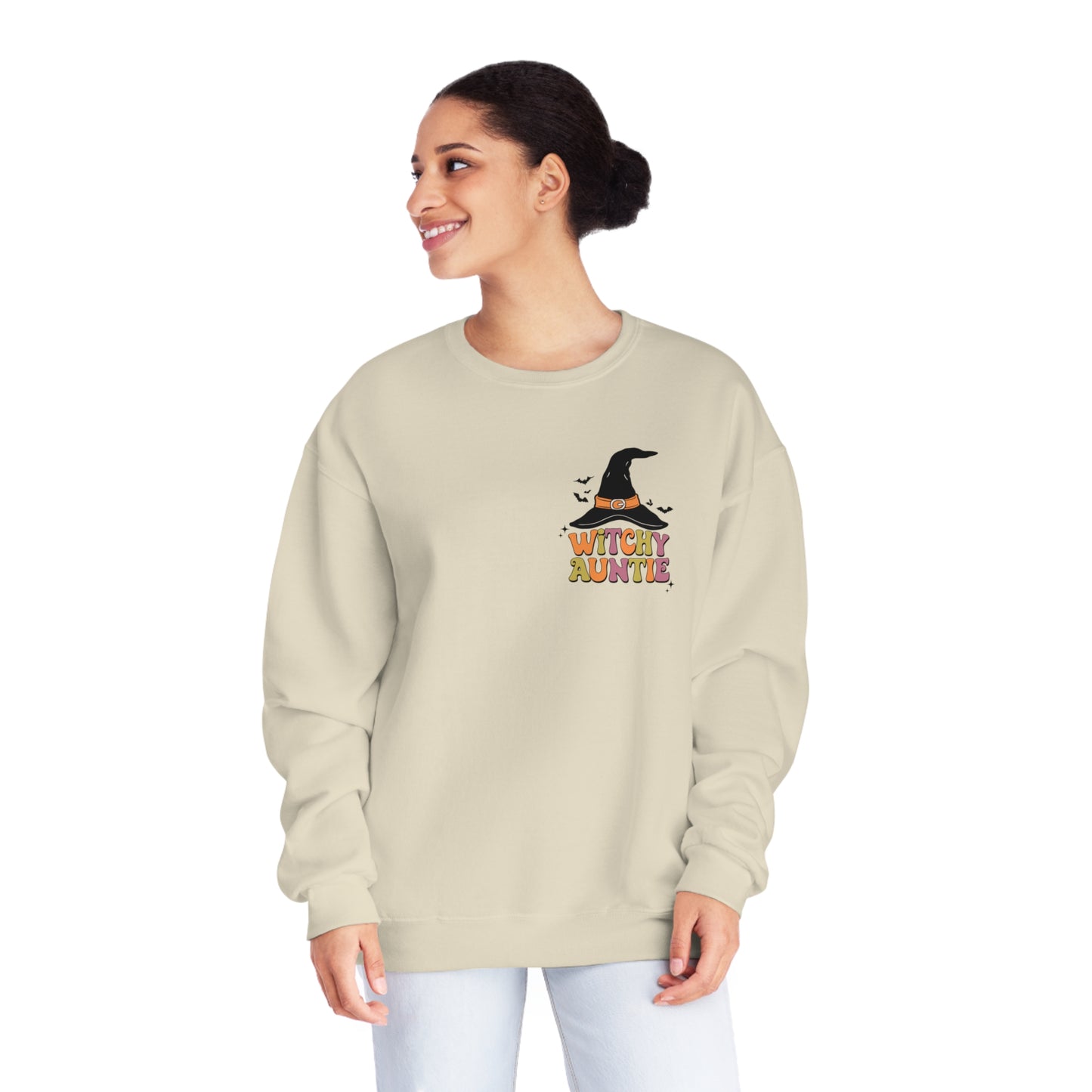 Witchy Auntie -- Unisex NuBlend® Crewneck Sweatshirt