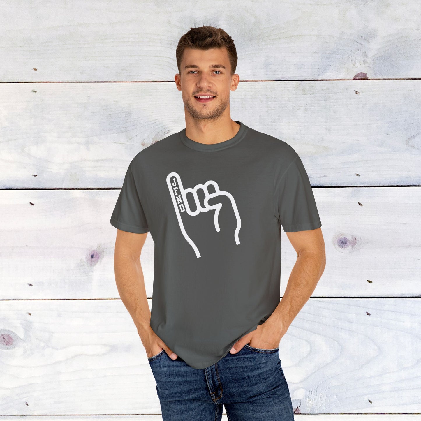 JFND Stinger Comfort Colors T - White Text