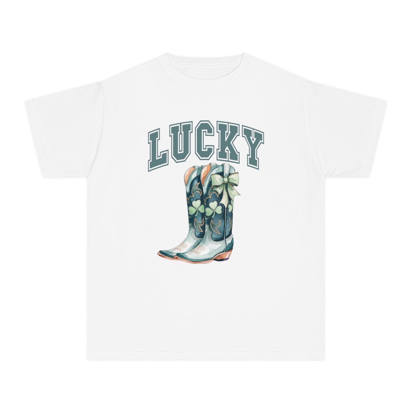 Lucky Girl Youth Comfort Colors Tee