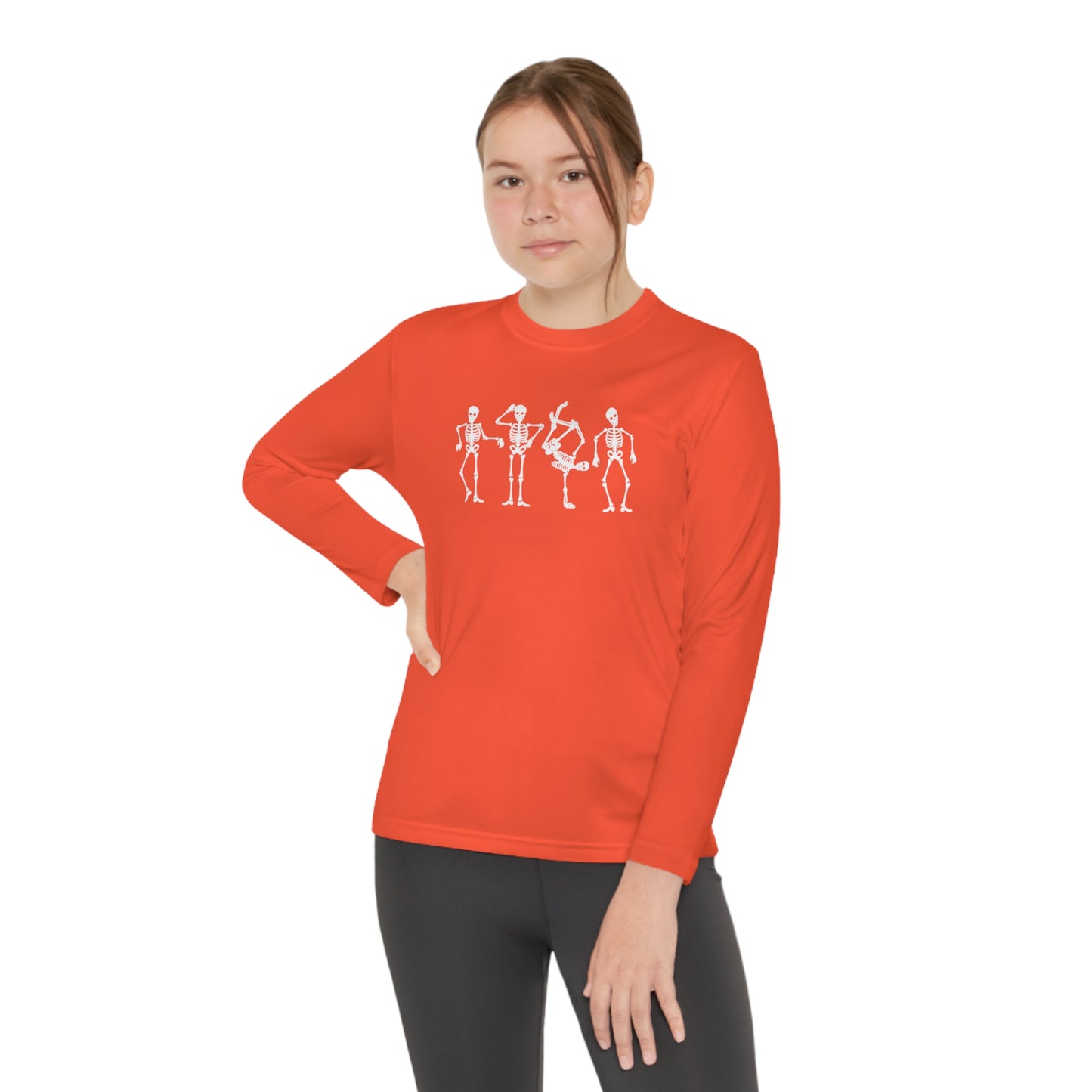 Youth Dancing Skelly Long Sleeve T-Shirt
