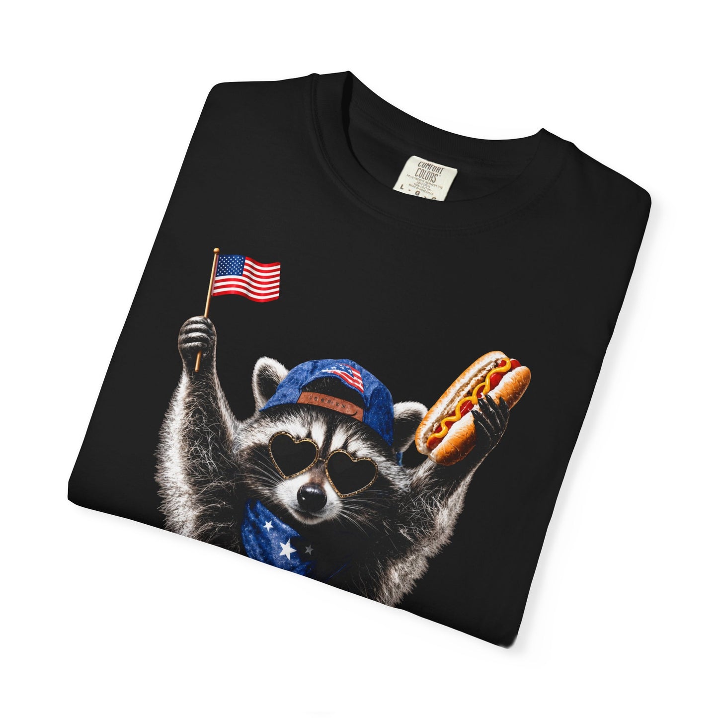 Patriotic Raccoon Comfort Colors  - America