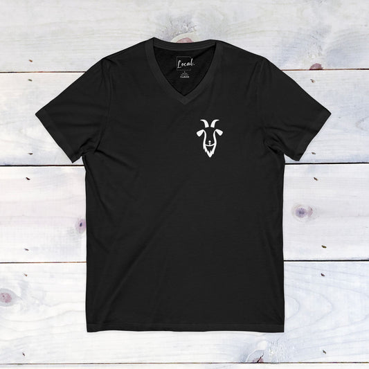 Goats Baseball Unisex V-Neck Tee
