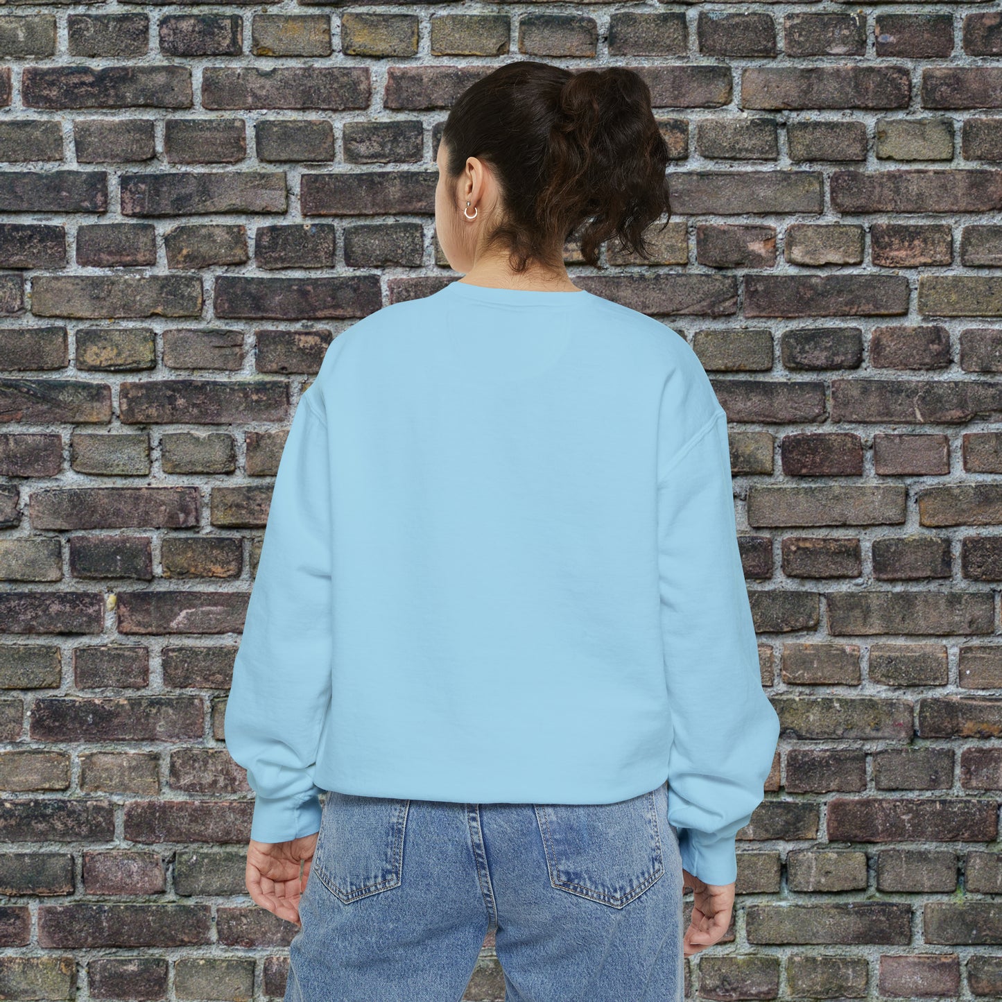 Game Day Comfort Colors Sweater - Brown Text