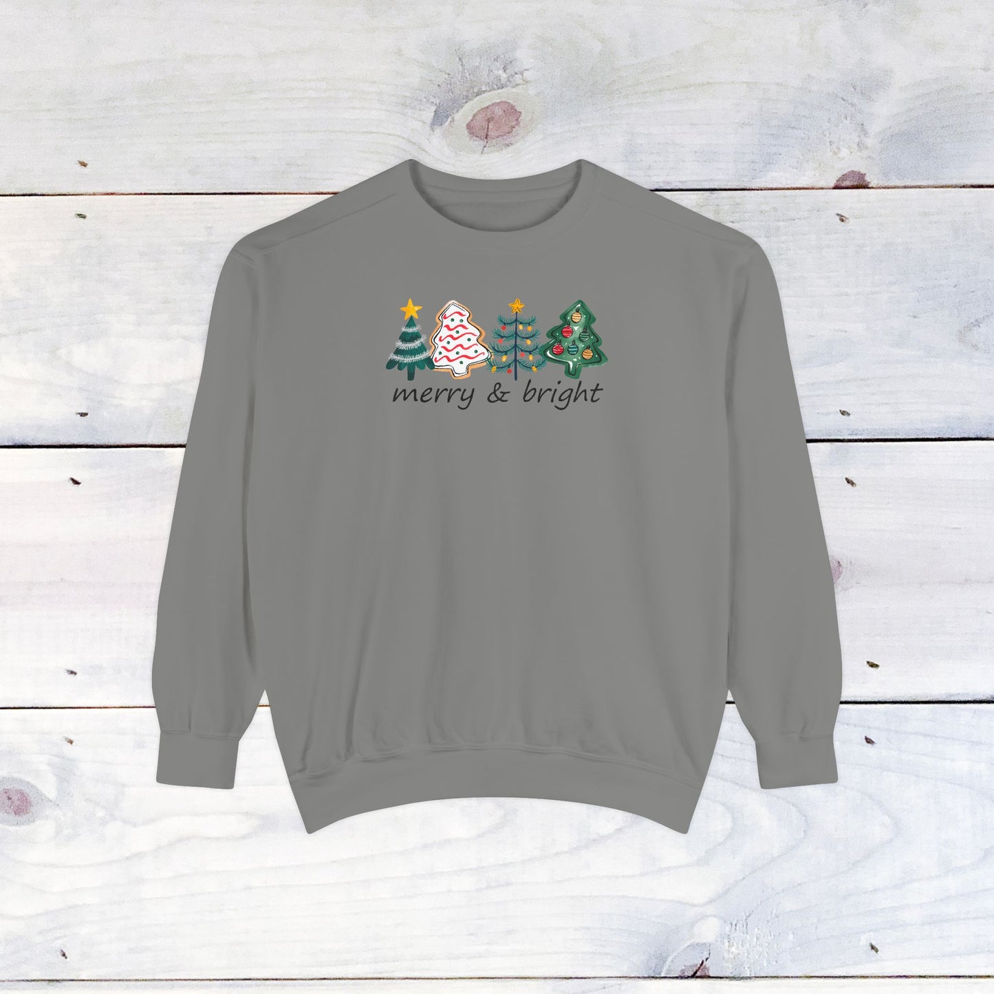 Merry & Bright Comfort Colors Sweater
