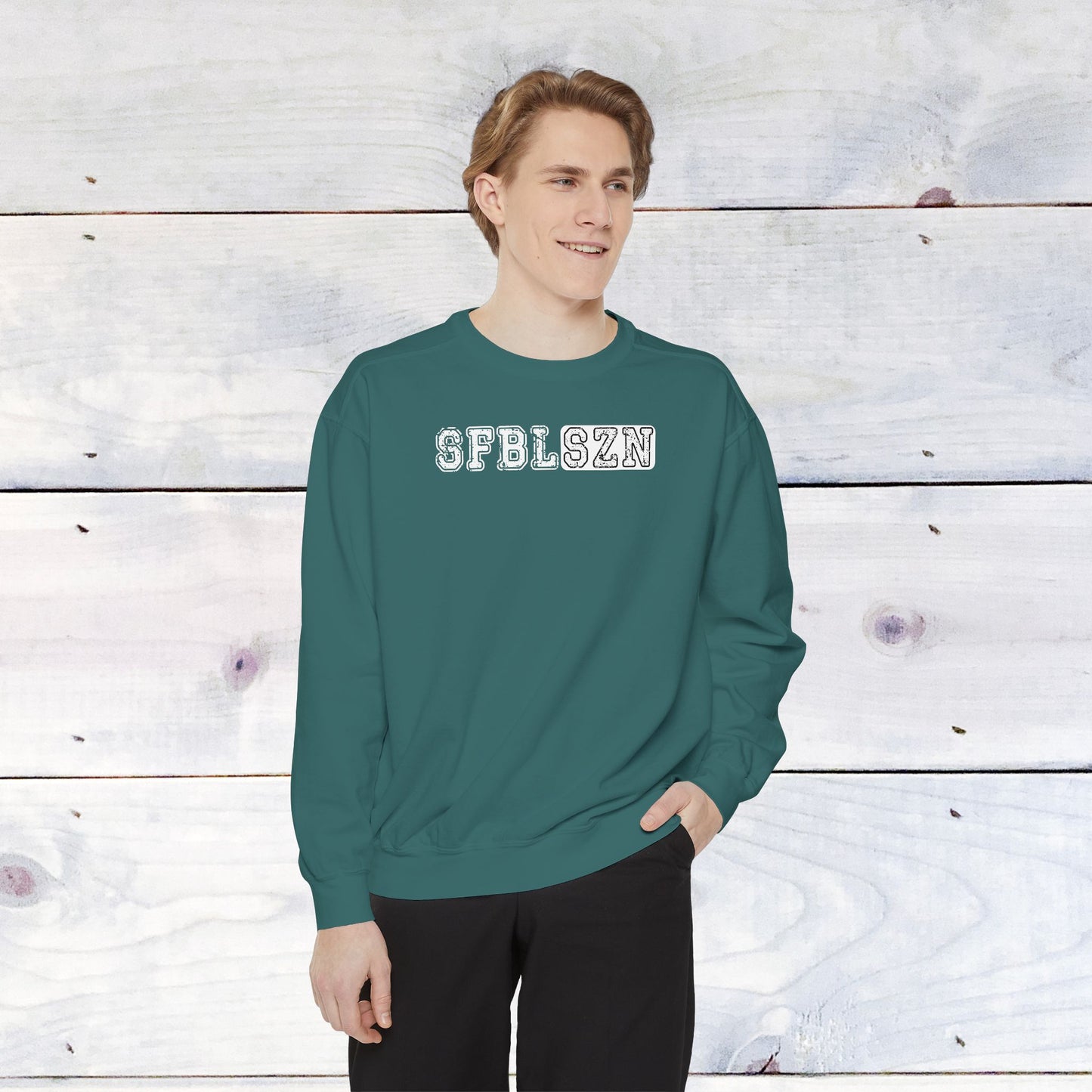 Softball Season Custom Comfort Colors Sweater