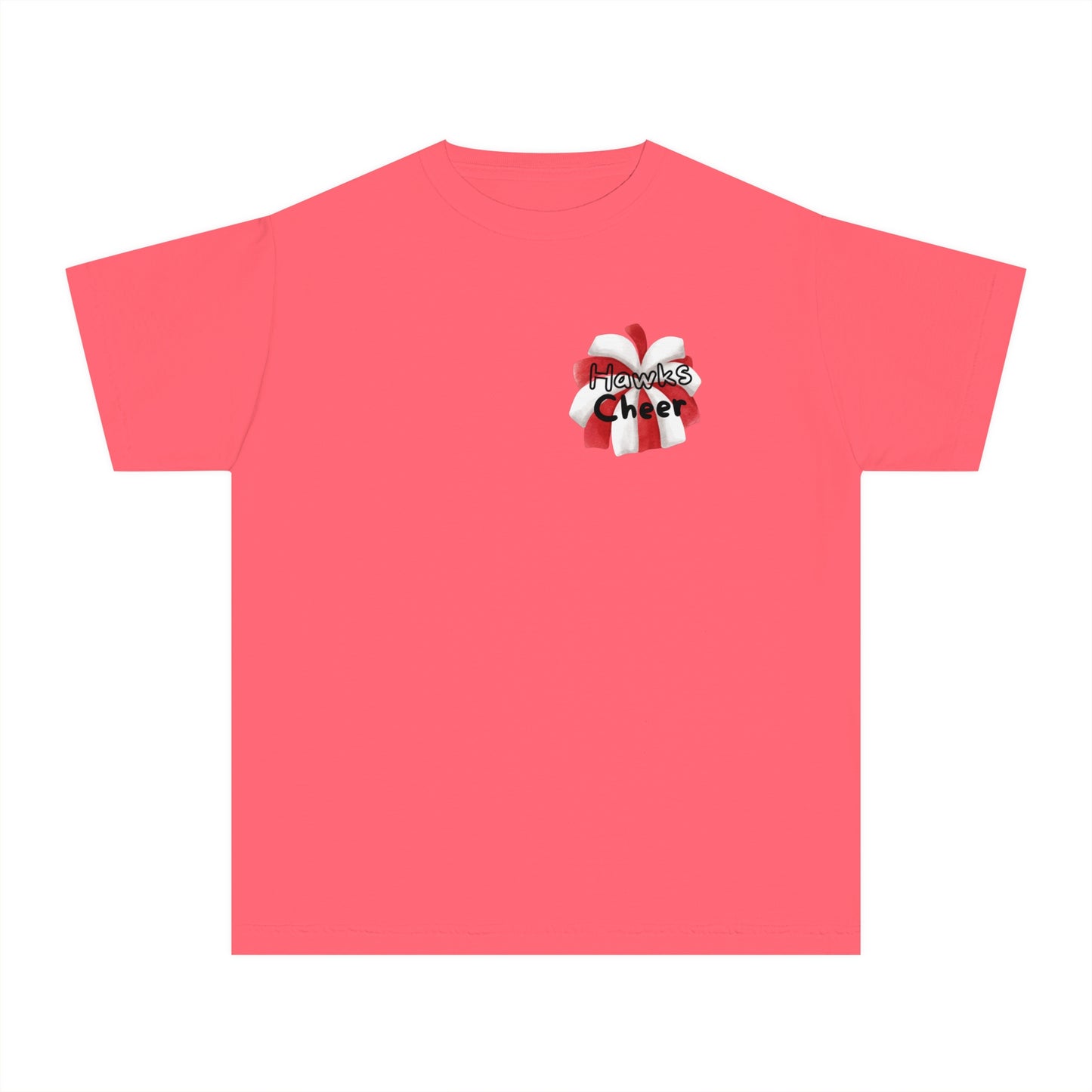 Youth Fun Hawks Cheer Tee