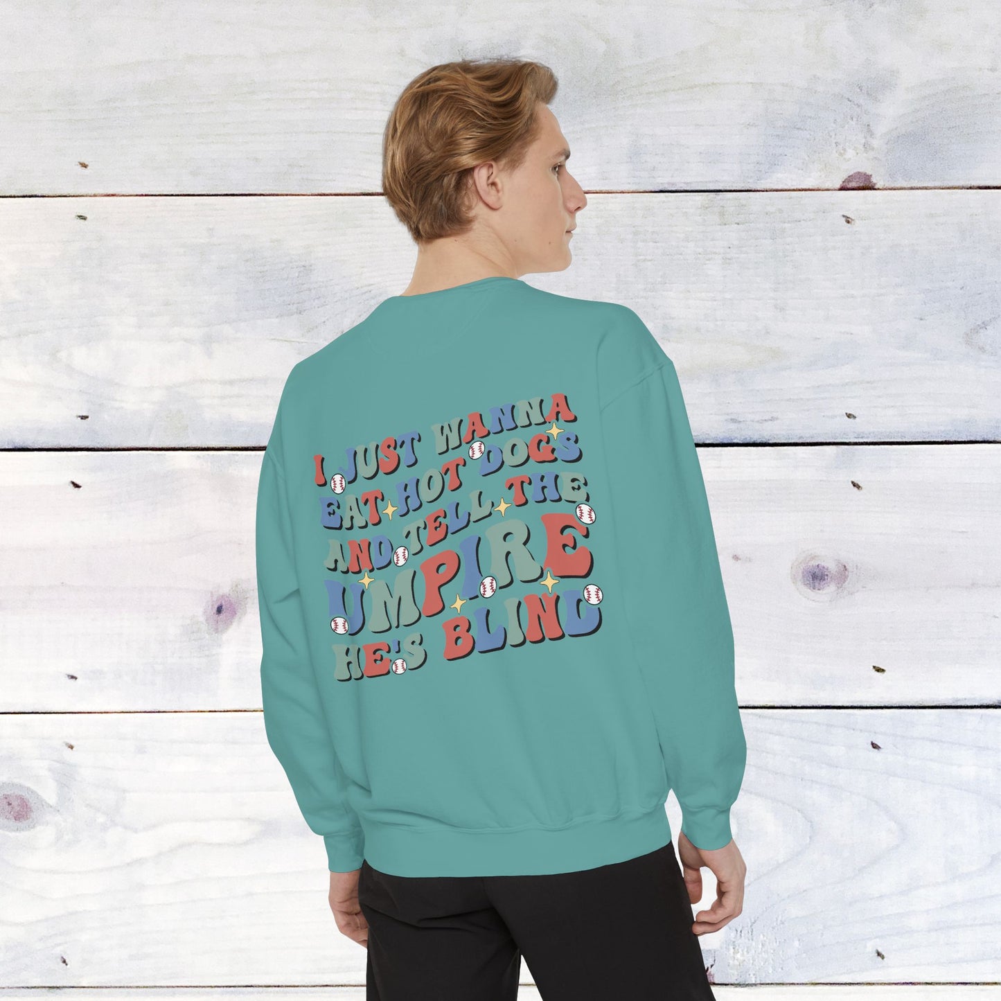 Baseball Mom Comfort Color Sweatshirt