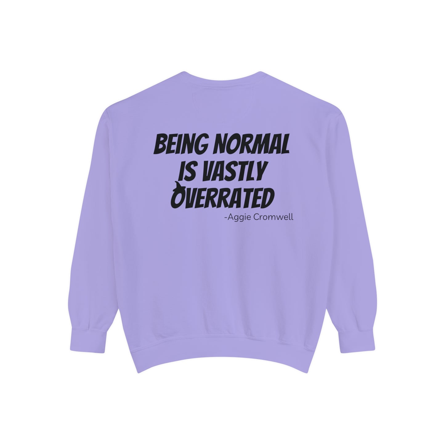 Skull Front, Vastly Overrated Back - Comfort Colors Pullover - Multi Color Options