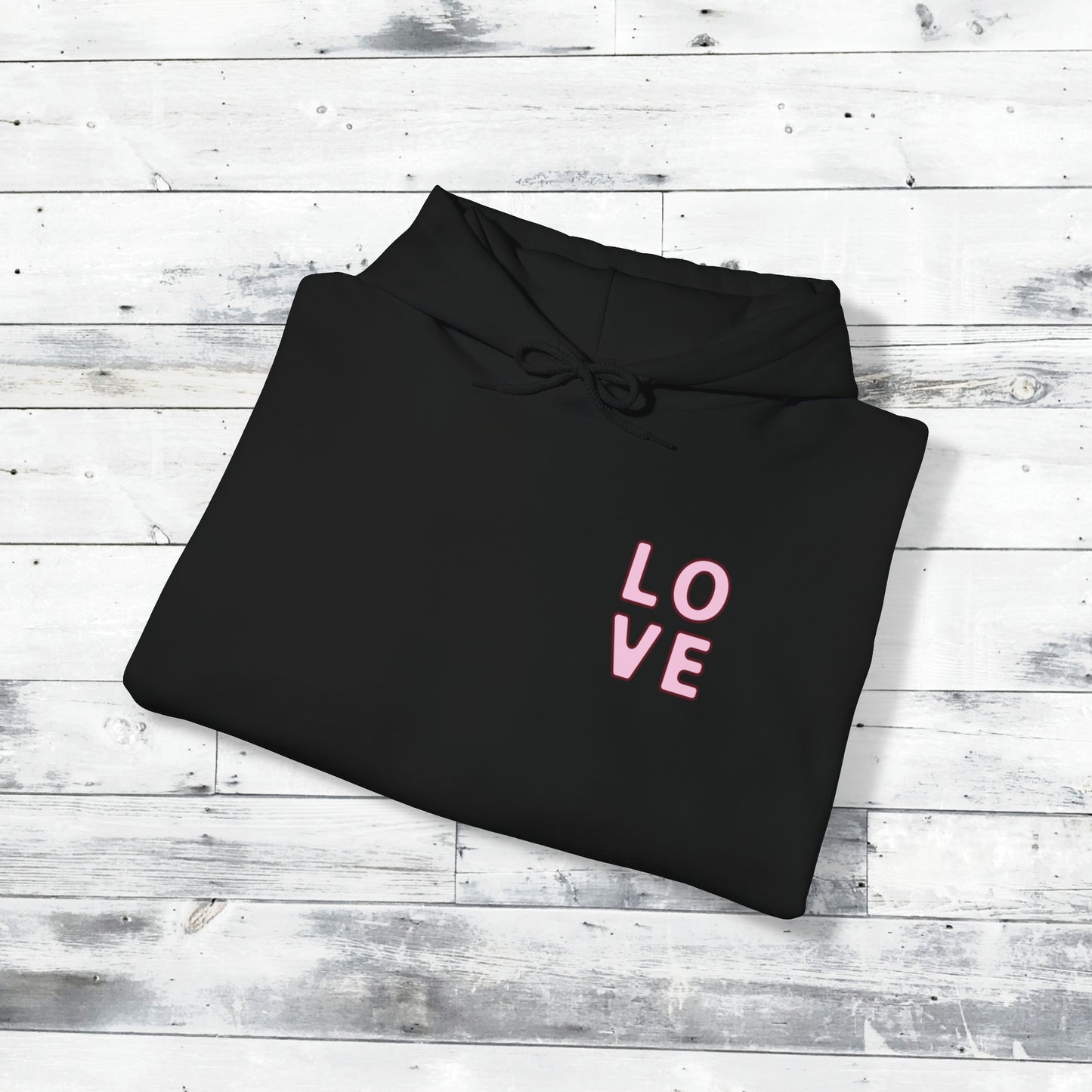 Valentines LOVE Hoodie - XOXO right cuff
